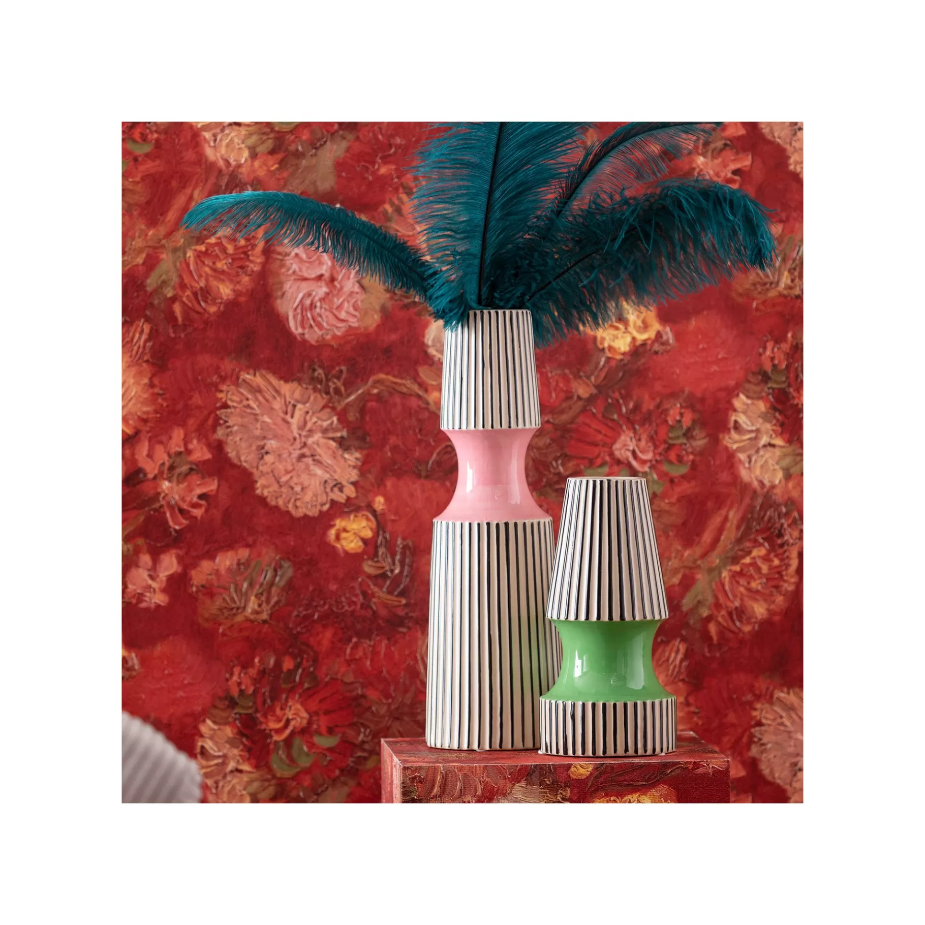 Store Vase Calabria Rose 41cm   Vase