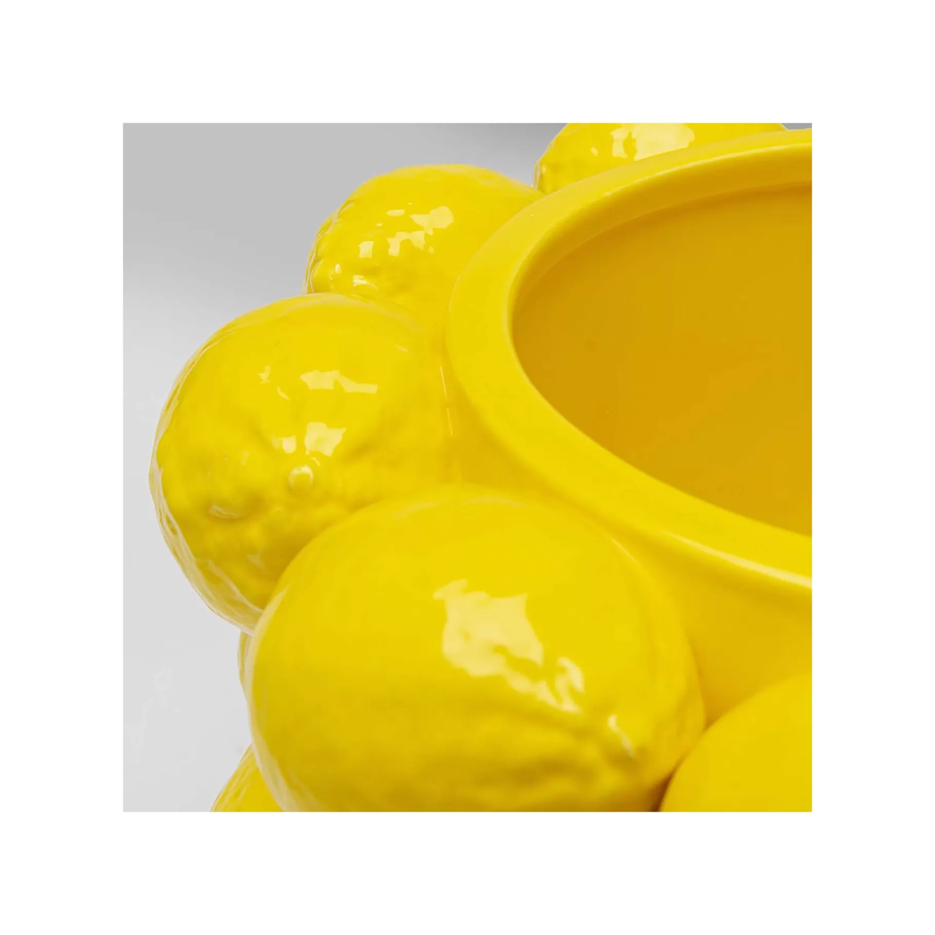 Clearance Vase Citrons Jaunes 19cm   Vase