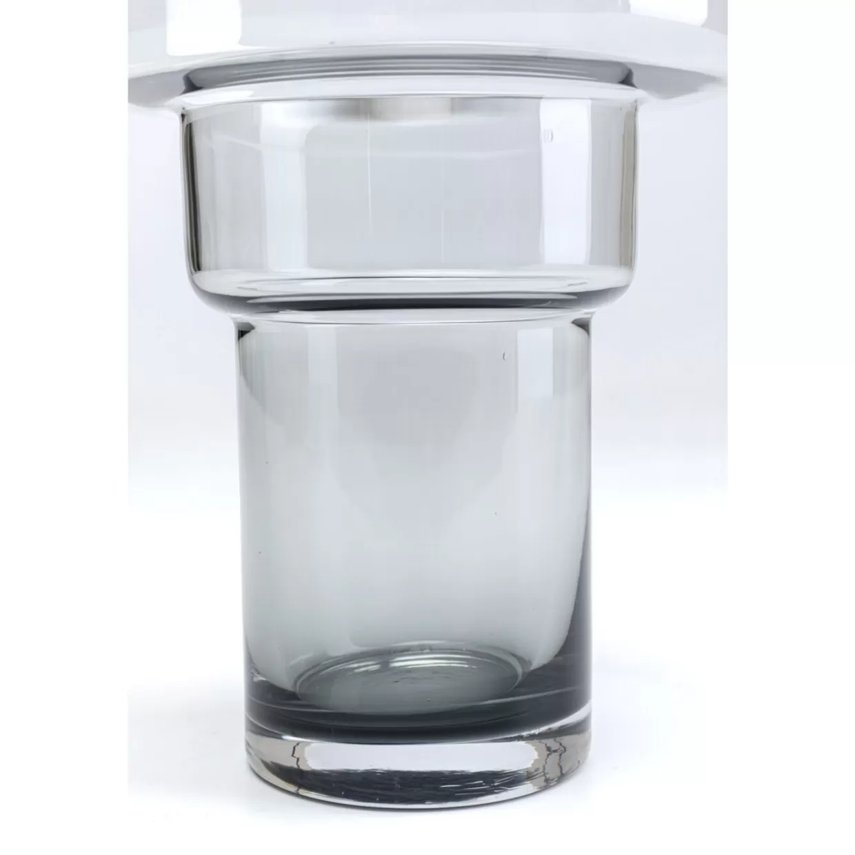 KARE Design - Vaso decorativo Cristallino in cristallo, altezza 24 cm - Complemento ideale per salotto o centrotavola
