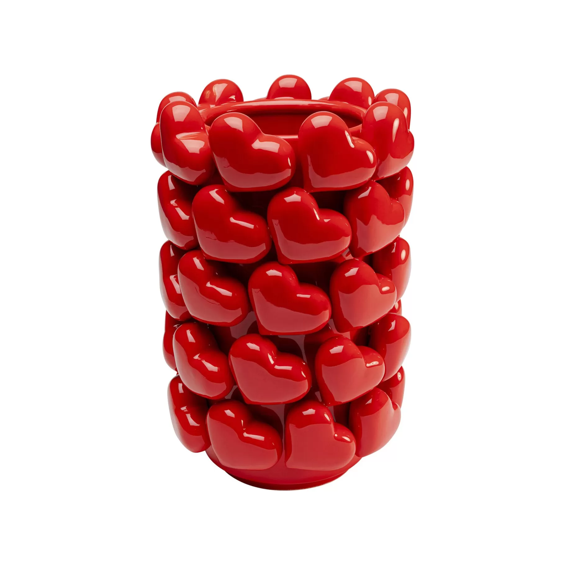 Flash Sale Vase Cœurs Rouges   Vase