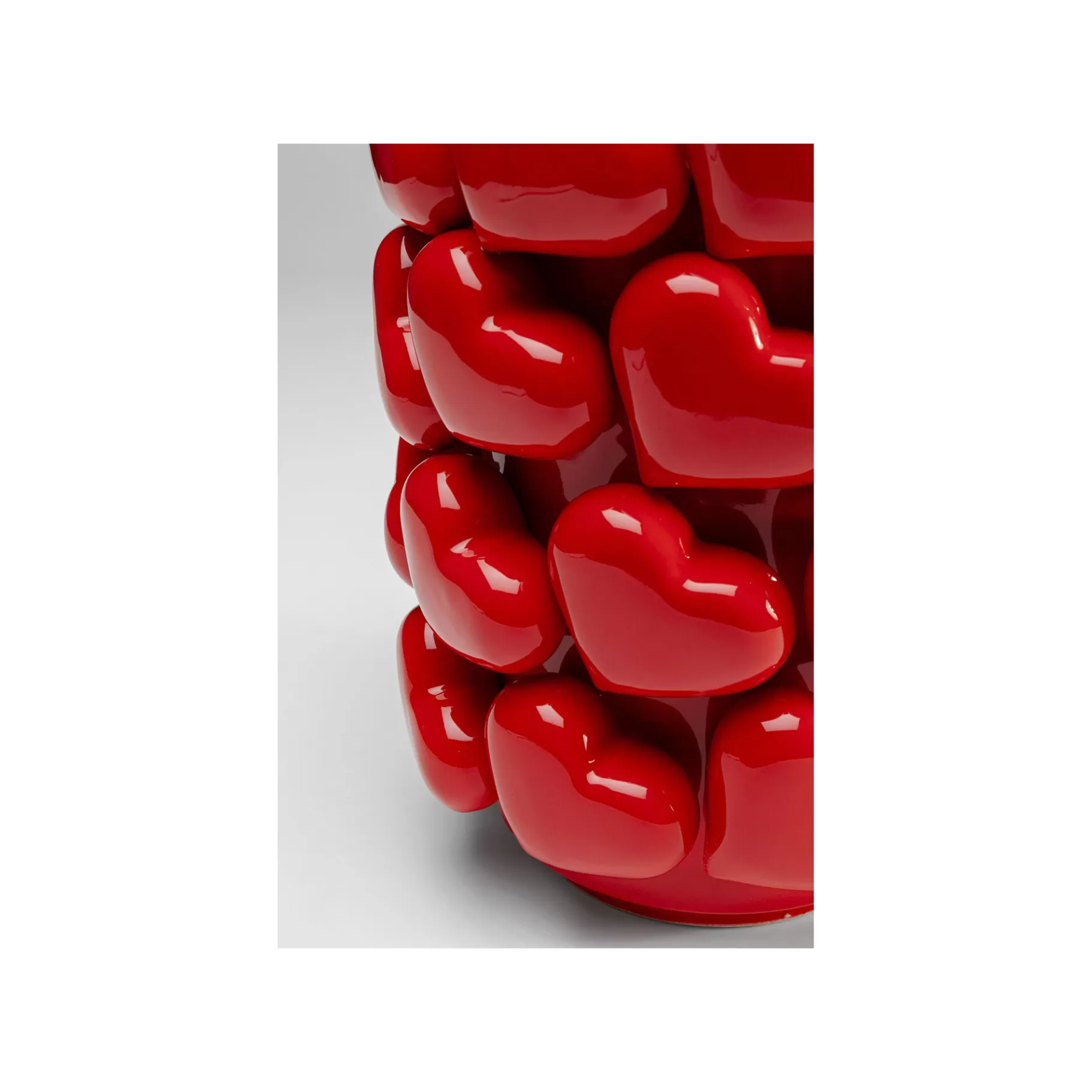 Flash Sale Vase Cœurs Rouges   Vase