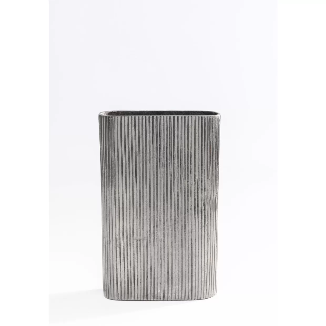Vaso decorativo Gauri in stile contemporaneo, design esclusivo KARE - 35 cm di altezza con finitura grigio cenere