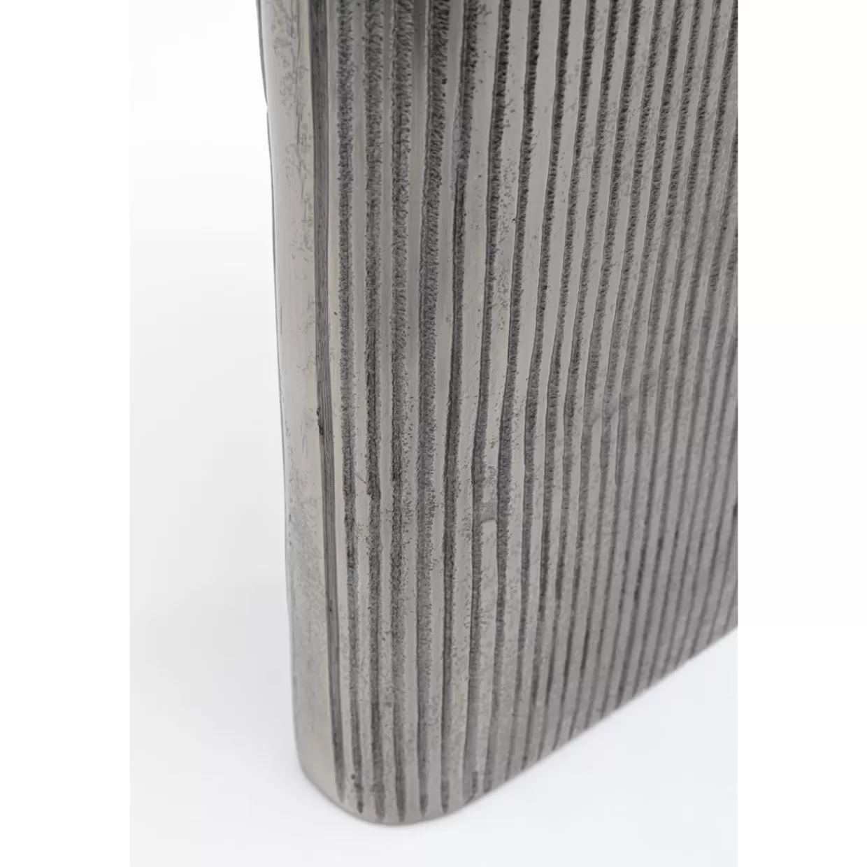 Vaso decorativo Gauri in stile contemporaneo, design esclusivo KARE - 35 cm di altezza con finitura grigio cenere