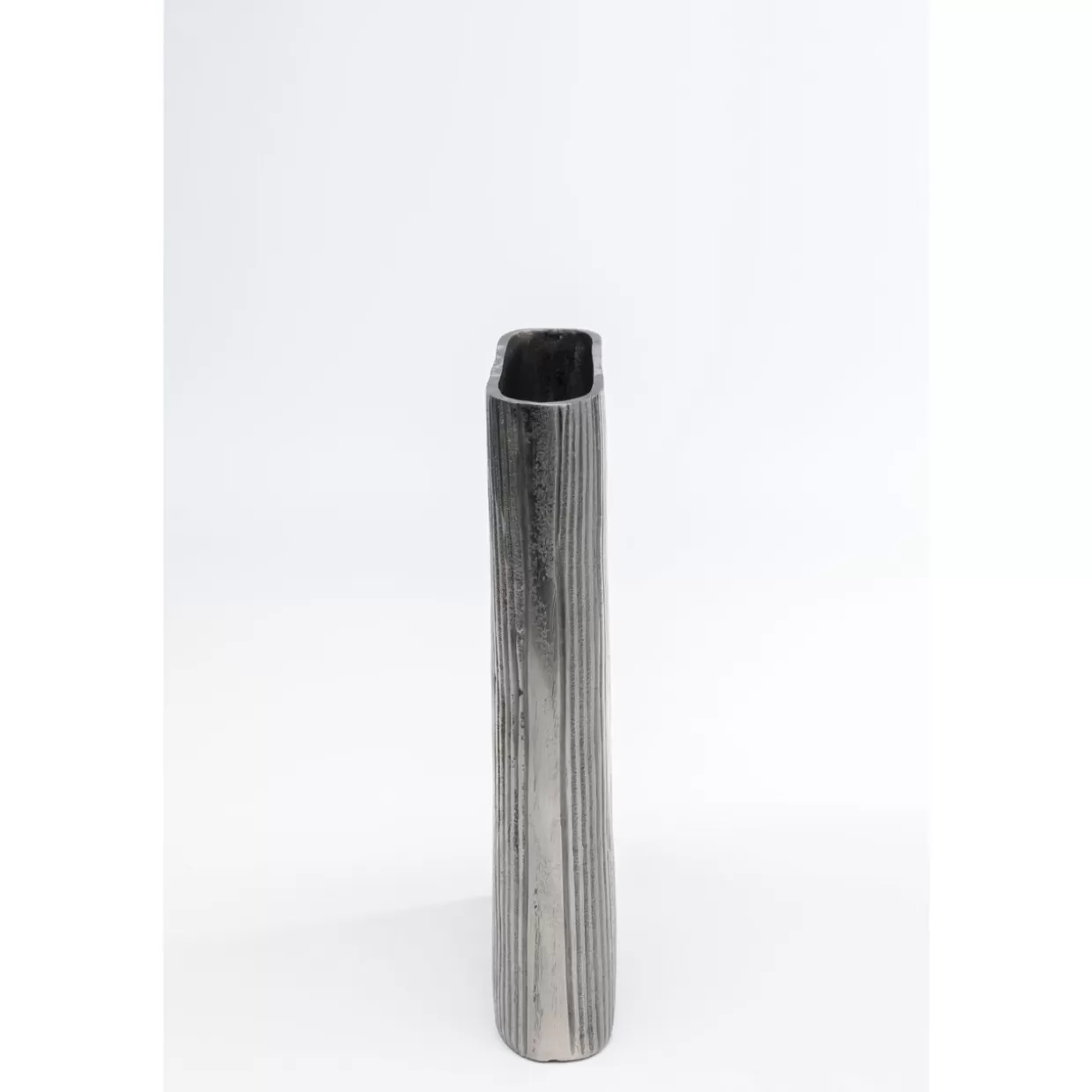 Vaso decorativo Gauri in stile contemporaneo, design esclusivo KARE - 35 cm di altezza con finitura grigio cenere