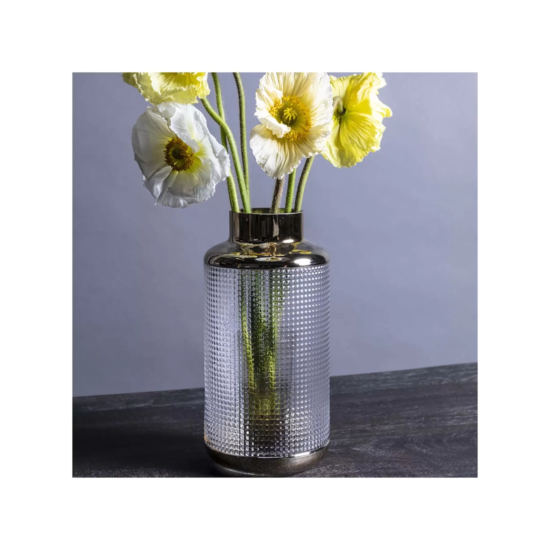 Vaso Decorativo LA Noble in Stile Contemporaneo - 30 cm di Altezza per Fiori con Finitura Raffinata