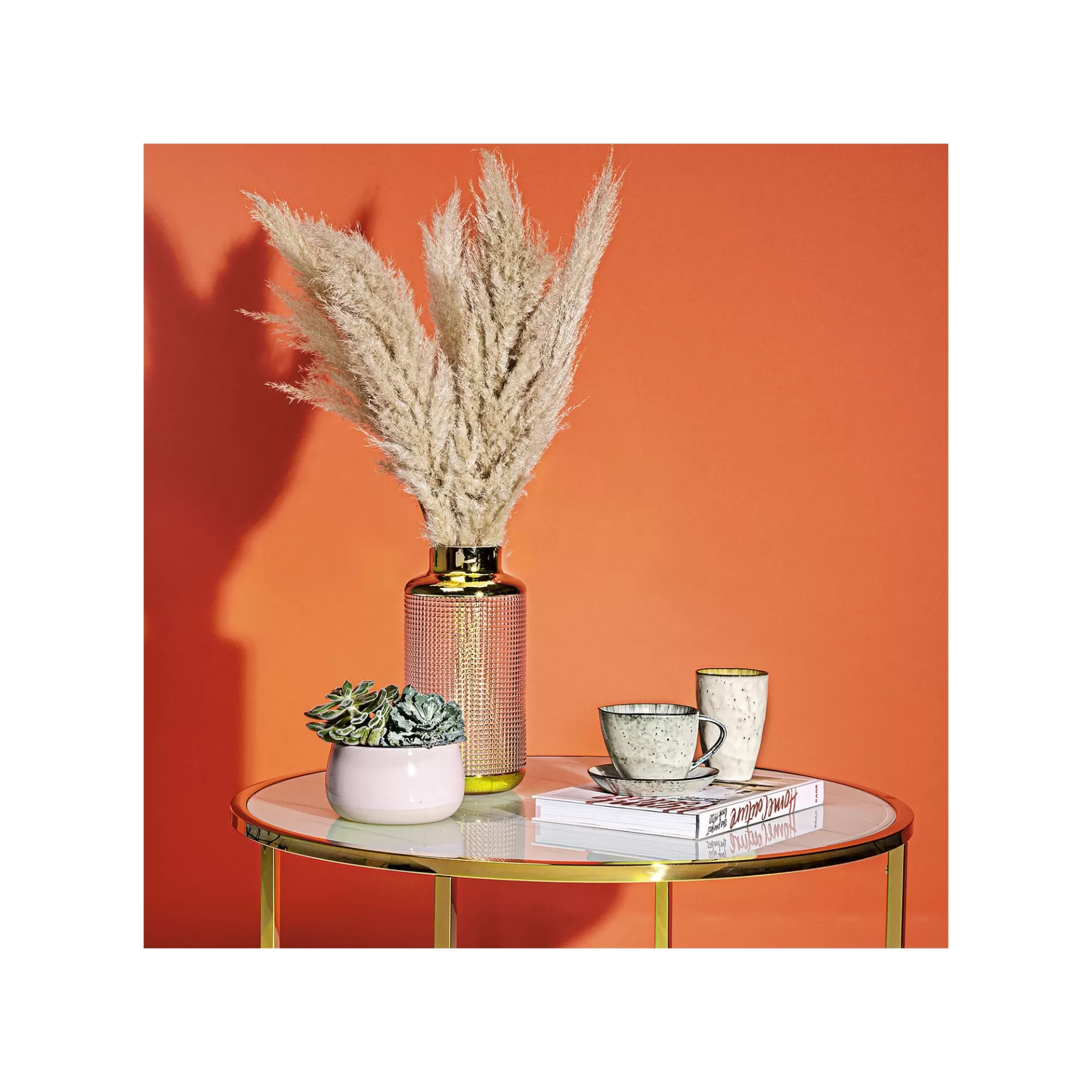 Vaso Decorativo LA Noble in Stile Contemporaneo - 30 cm di Altezza per Fiori con Finitura Raffinata