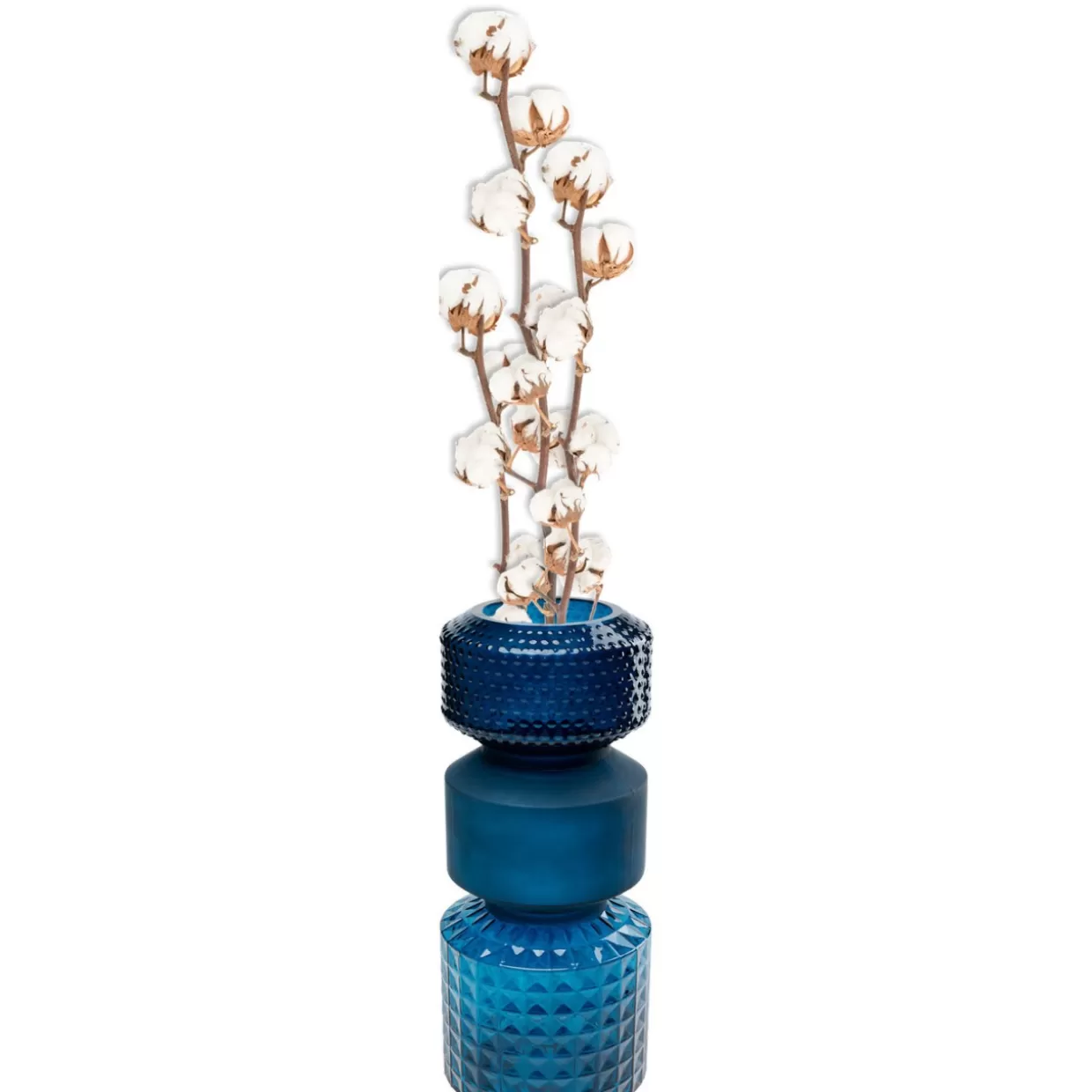 KARE Design - Vaso Moderno Duo Meraviglioso in Tonalità Blu, Altezza 42 cm
