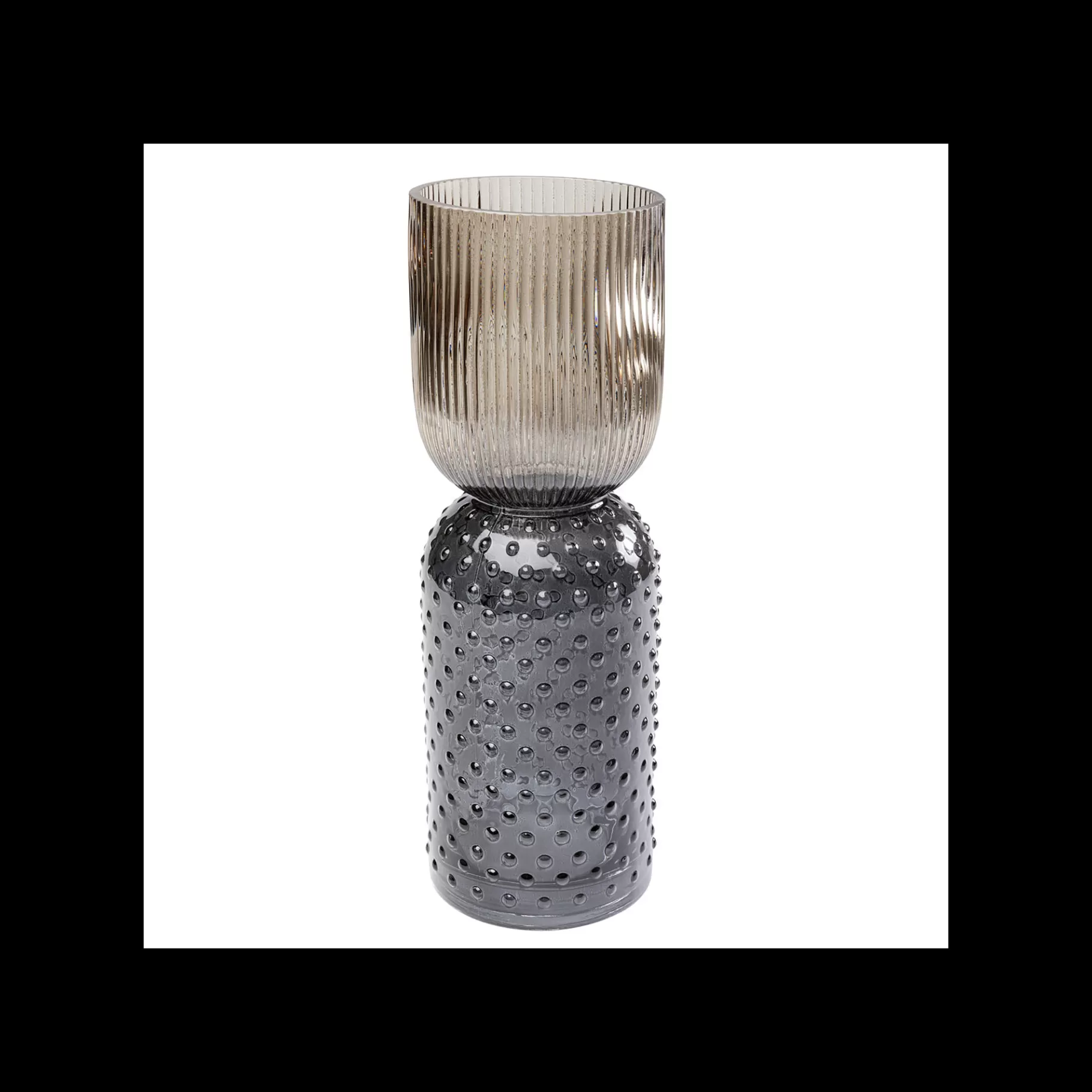 Shop Vase Marvelous Duo Marron Gris 38cm   Vase