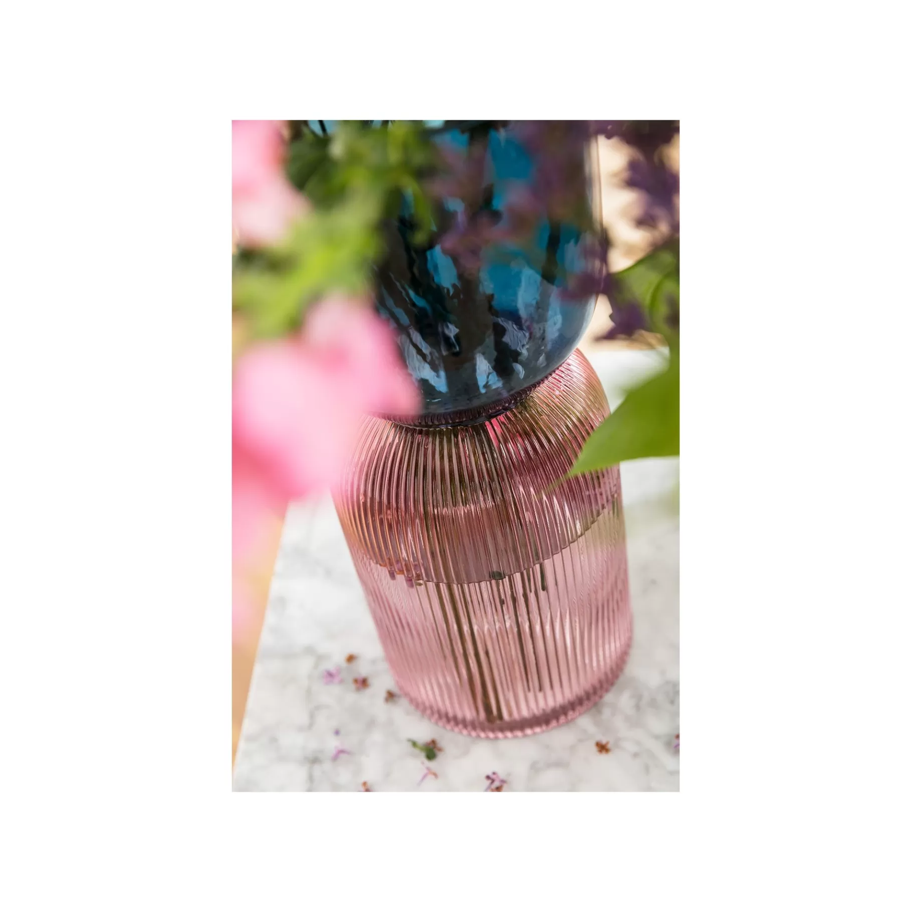 Outlet Vase Marvelous Duo Rose Bleu 40cm   Vase