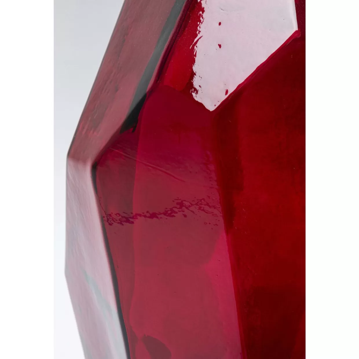 Vaso Artistico KARE Design con Stile Origami | Decorazione Moderna in Rosa Chiaro, Altezza 59 cm per Interni Chic