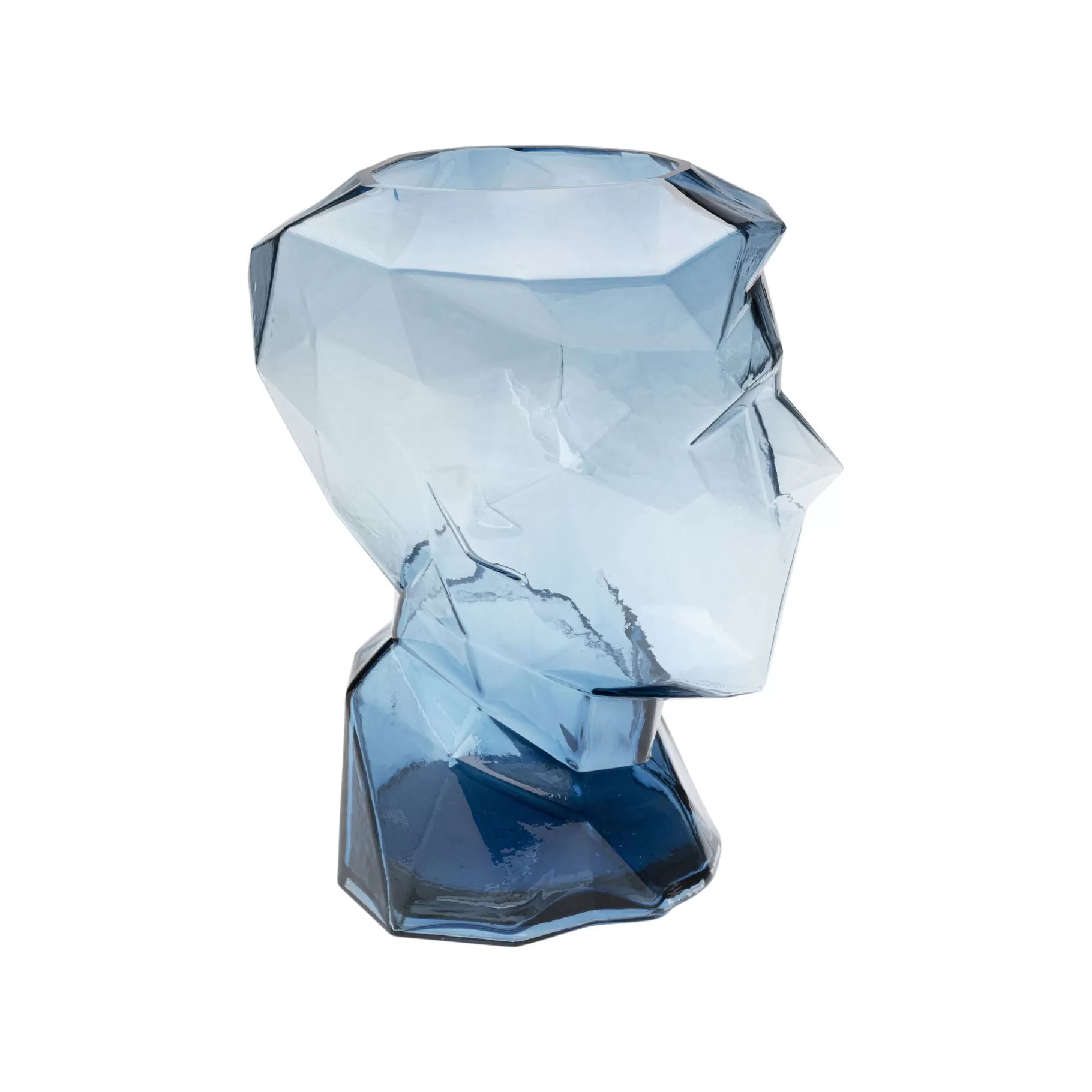 Flash Sale Vase Prisma Visage Bleu 30cm   Vase