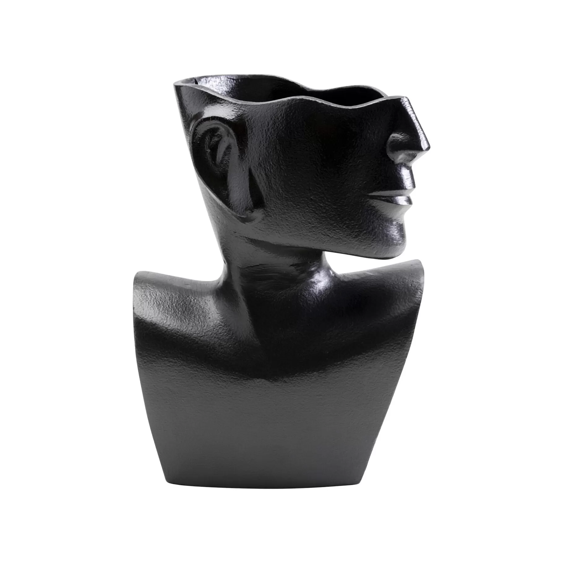 Clearance Vase Rostro Profil Noir 27cm   Vase