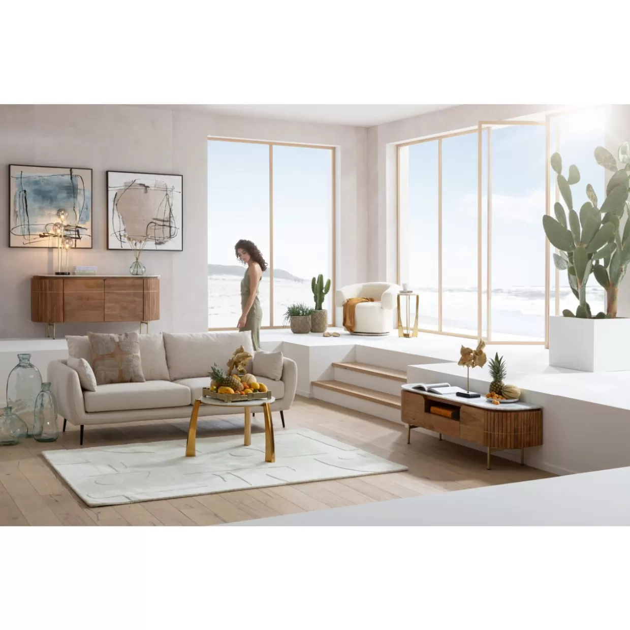 KARE Design - Vaso Essenziale in Stile Moderno, Altezza 23 cm per Interni Minimalisti