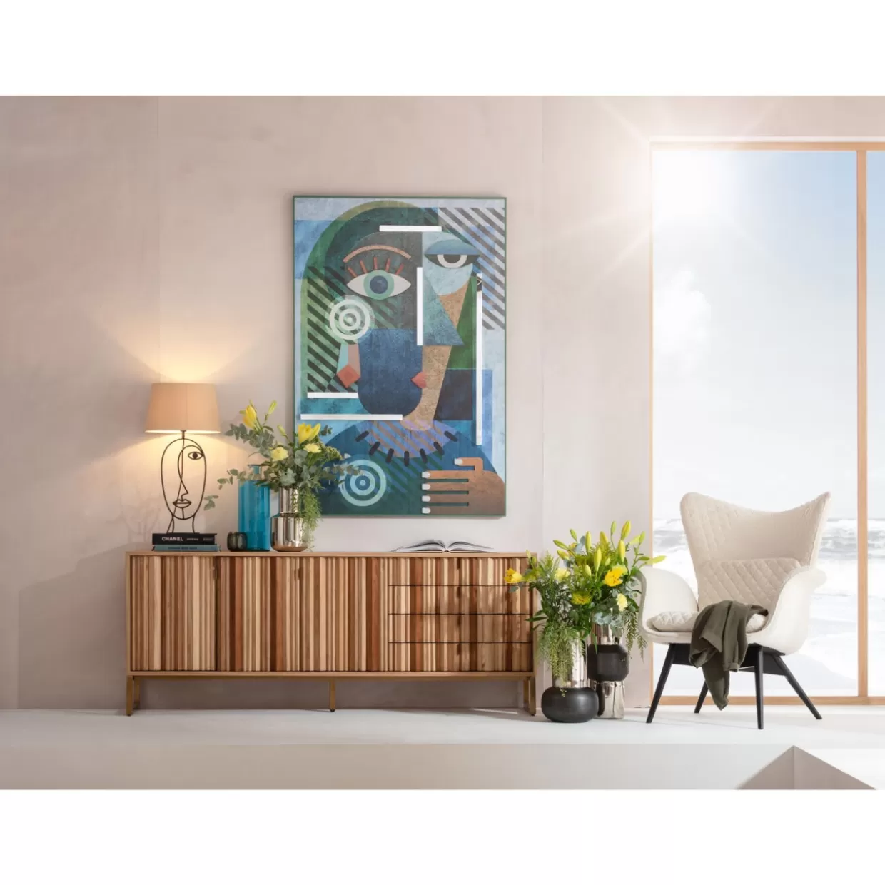 Vaso Decorativo Tutti Blu 40cm - Design Moderno per Interni KARE Collection
