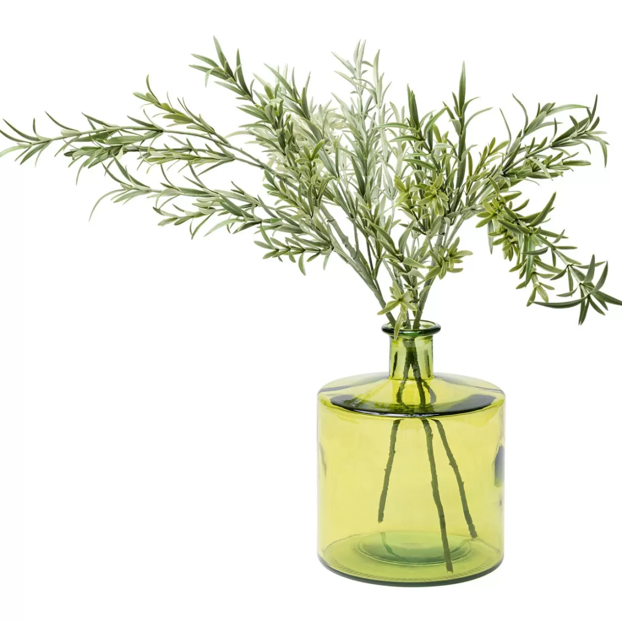Vaso decorativo in tinta unita giallo vivace - Altezza 25 cm con base stabile - Confezione elegante per interni moderni by KARE Design