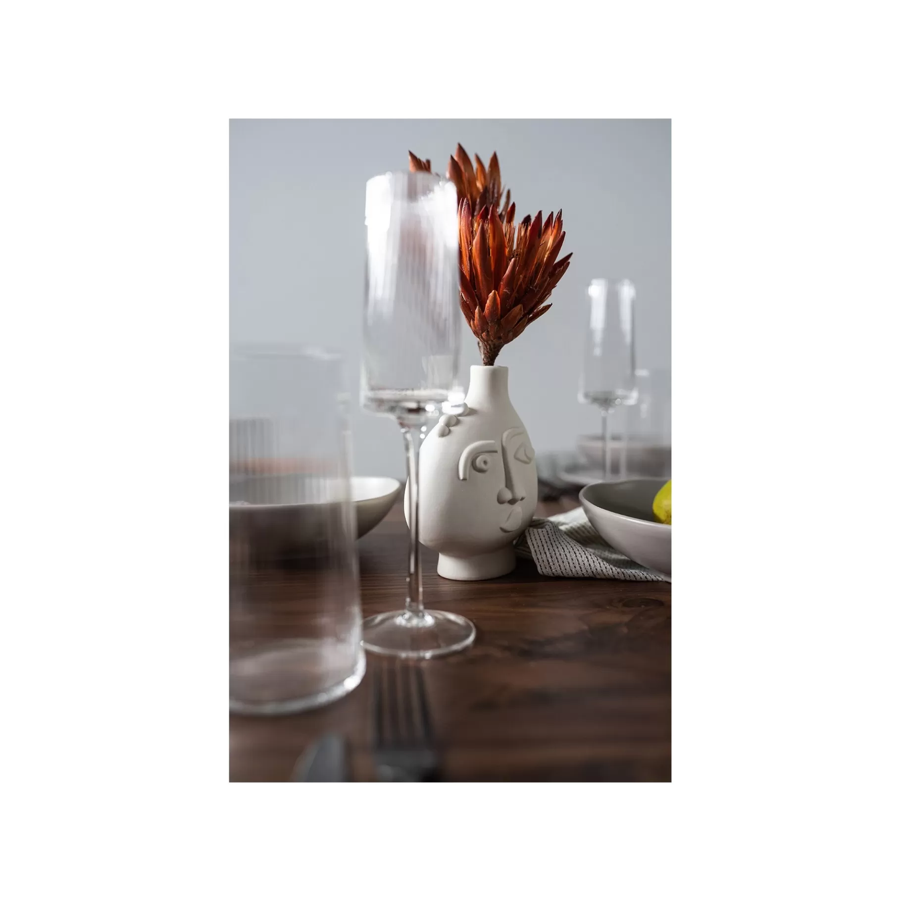 Outlet Vase Visage Droite   Vase