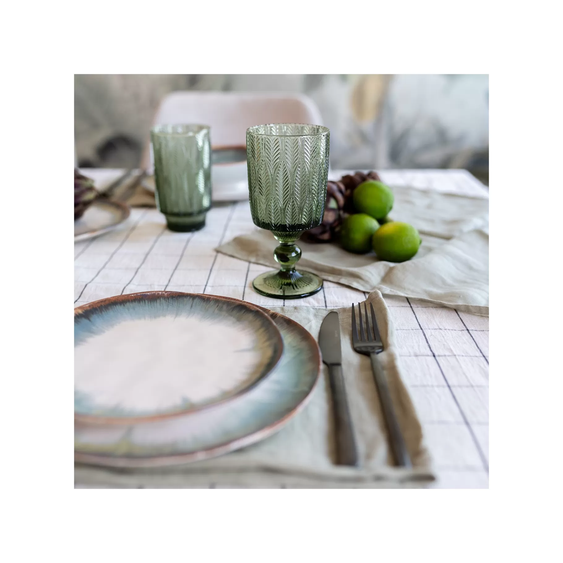 Best Verres à Eau Fogli Verts Set De 6   Vaisselle