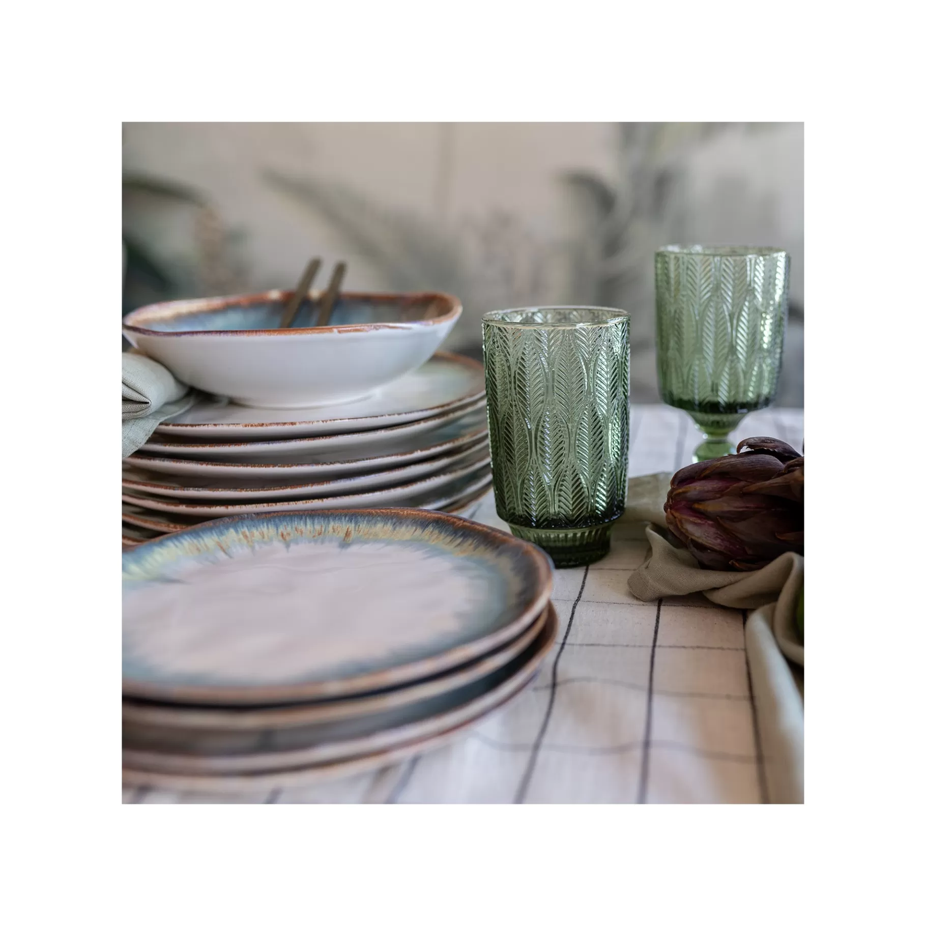 Best Verres à Eau Fogli Verts Set De 6   Vaisselle