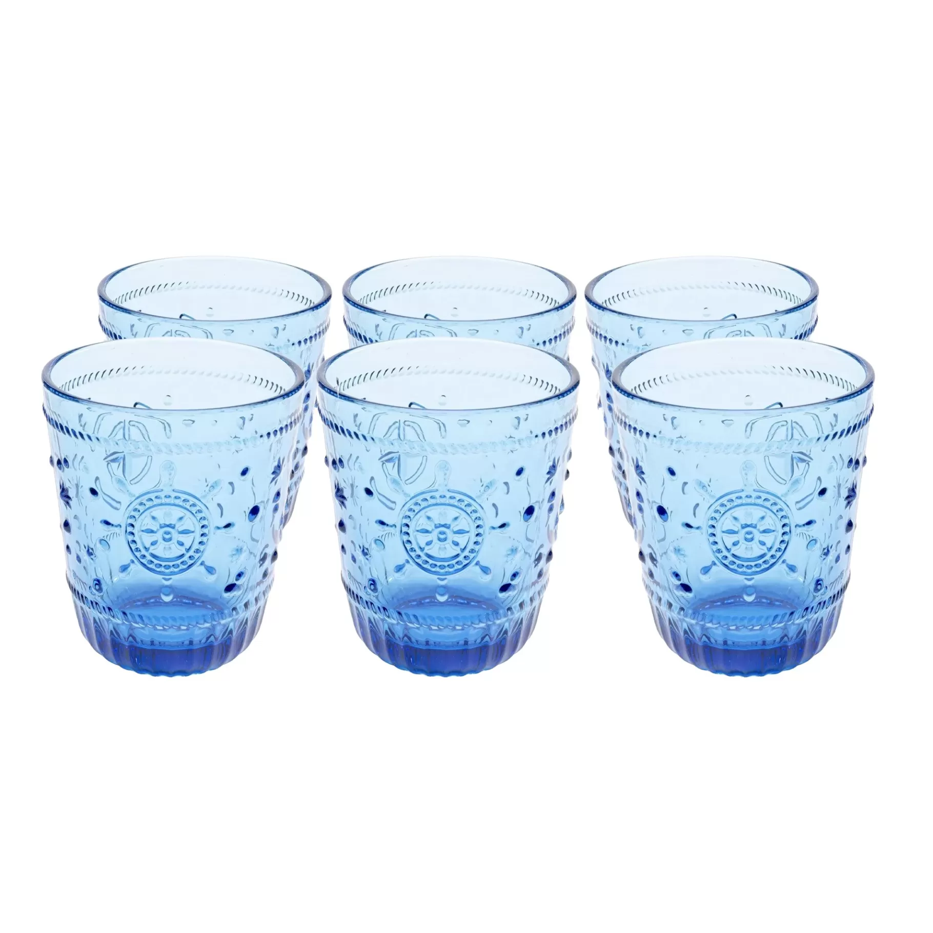 Flash Sale Verres à Eau Greece Bleus Set De 6   Vaisselle