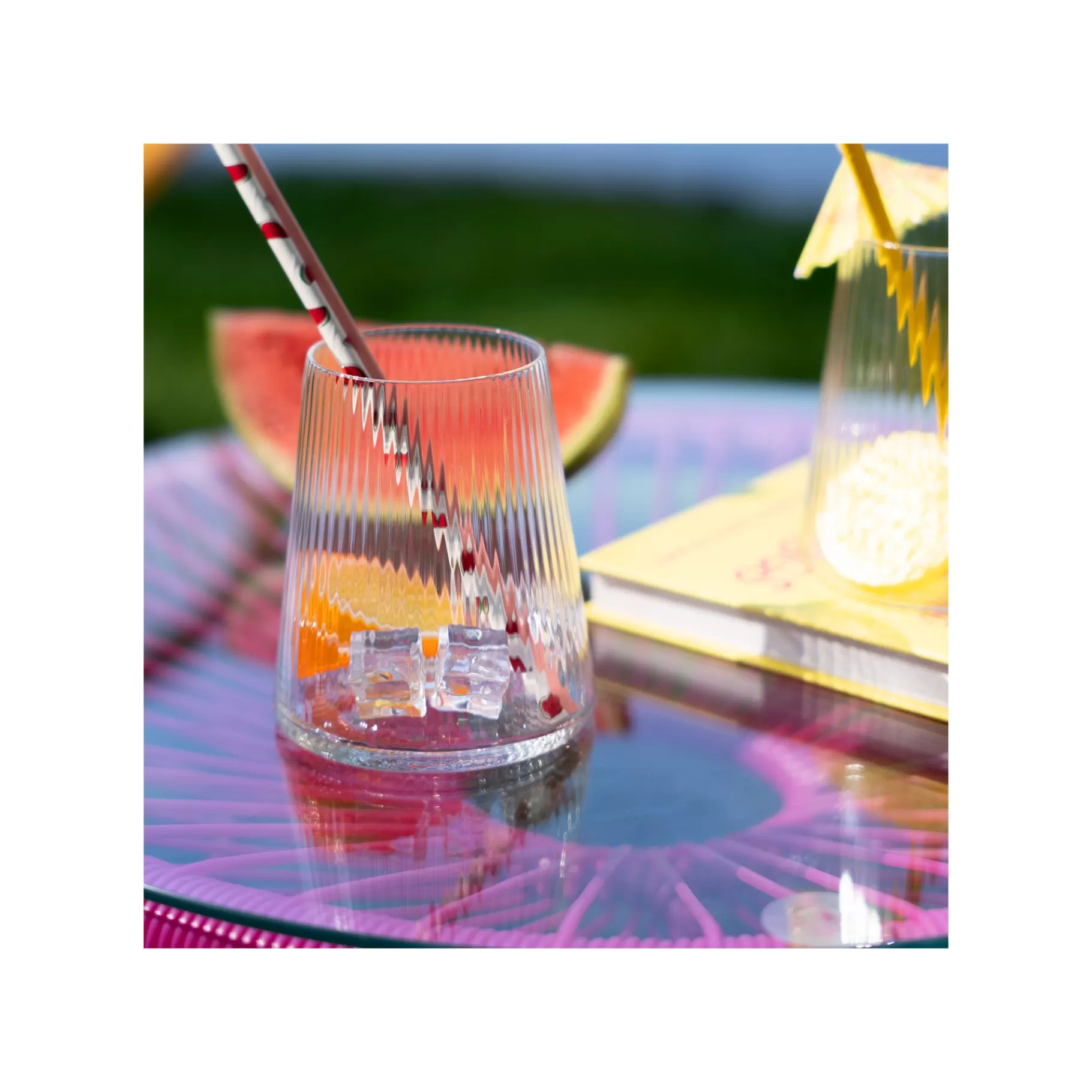 Store Verres à Eau Riffle Set De 6   Vaisselle