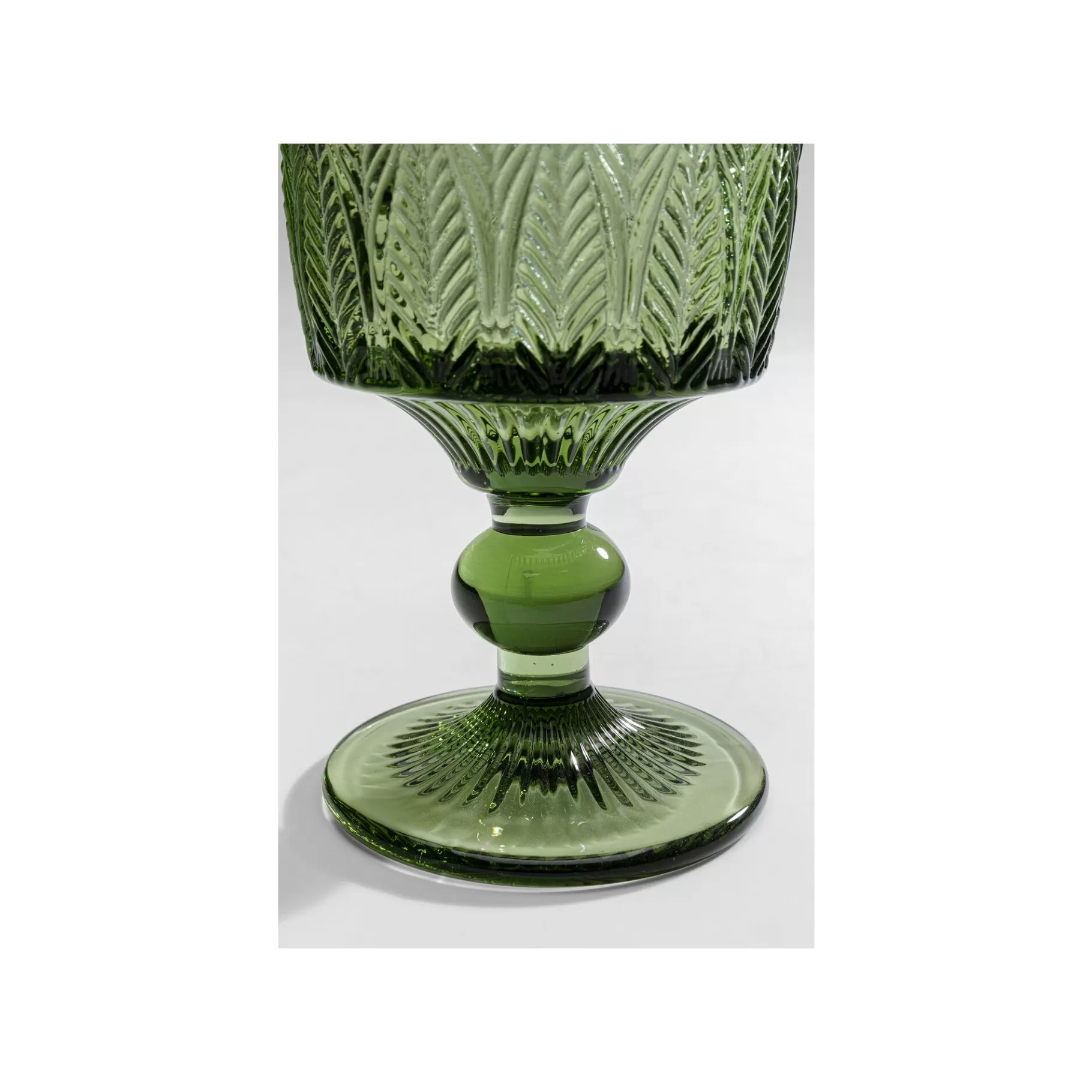 Outlet Verres à Vin Fogli Verts Set De 6   Vaisselle