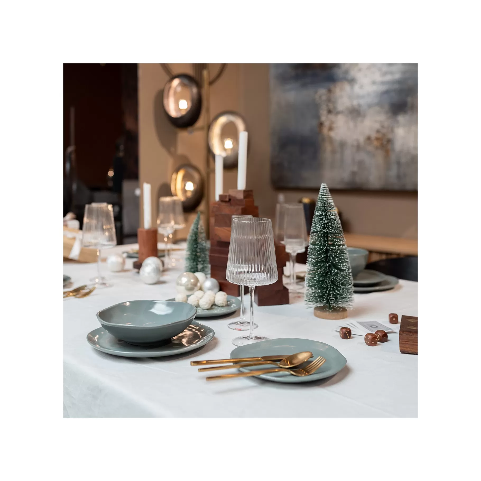 Outlet Verres à Vin Riffle Set De 6   Vaisselle
