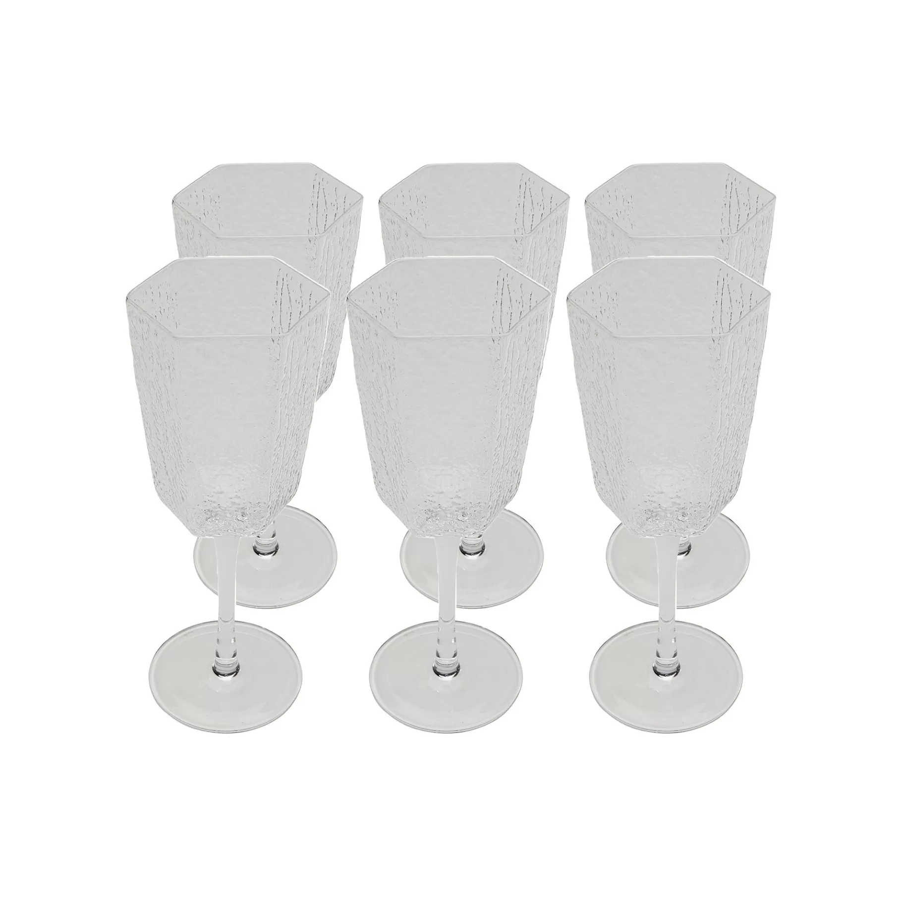 Outlet Verres à Vin Rouge Cascata Set De 6   Vaisselle