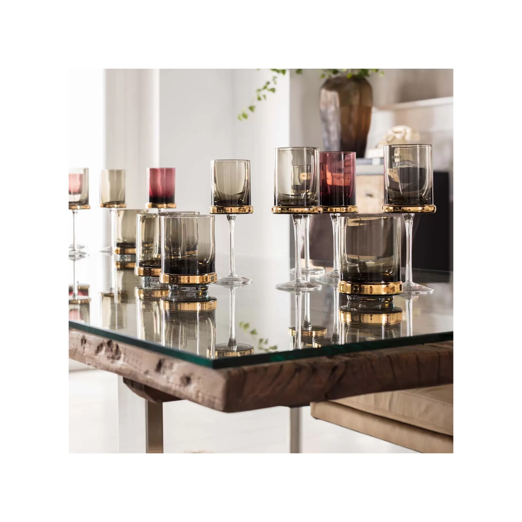 Outlet Verres à Vin Rouge Innocent Fumé Set De 4   Vaisselle