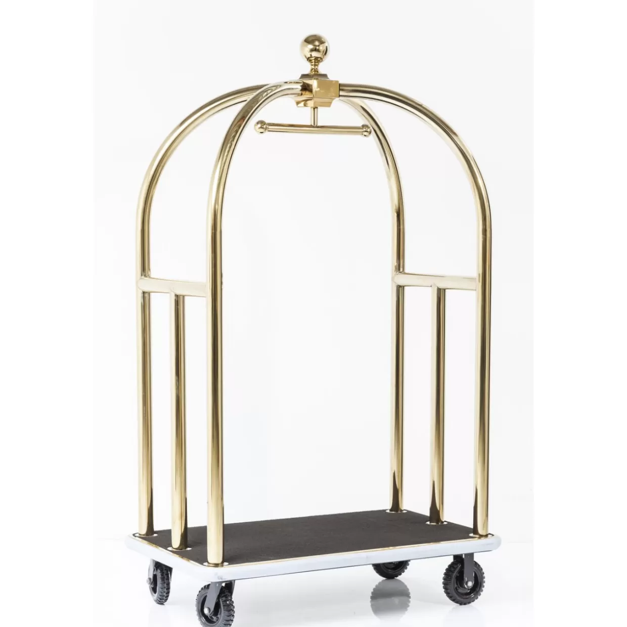 KARE Design - Carrello Bagagli VIP in Oro Vegas con Design Esclusivo per Arredamento Moderno | Complementi d'Arredo e Accessori di Qualità