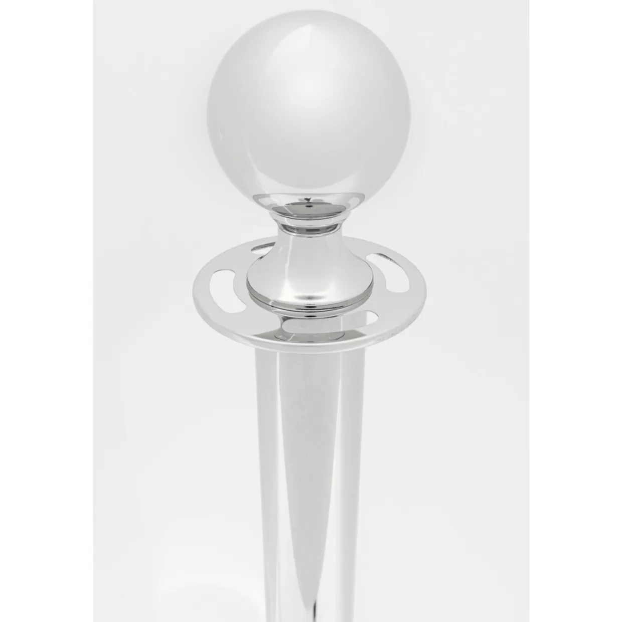 KARE Design - Portabottiglie VIP Elegante in Finitura Argento Vegas, Accessorio per la Casa Moderno