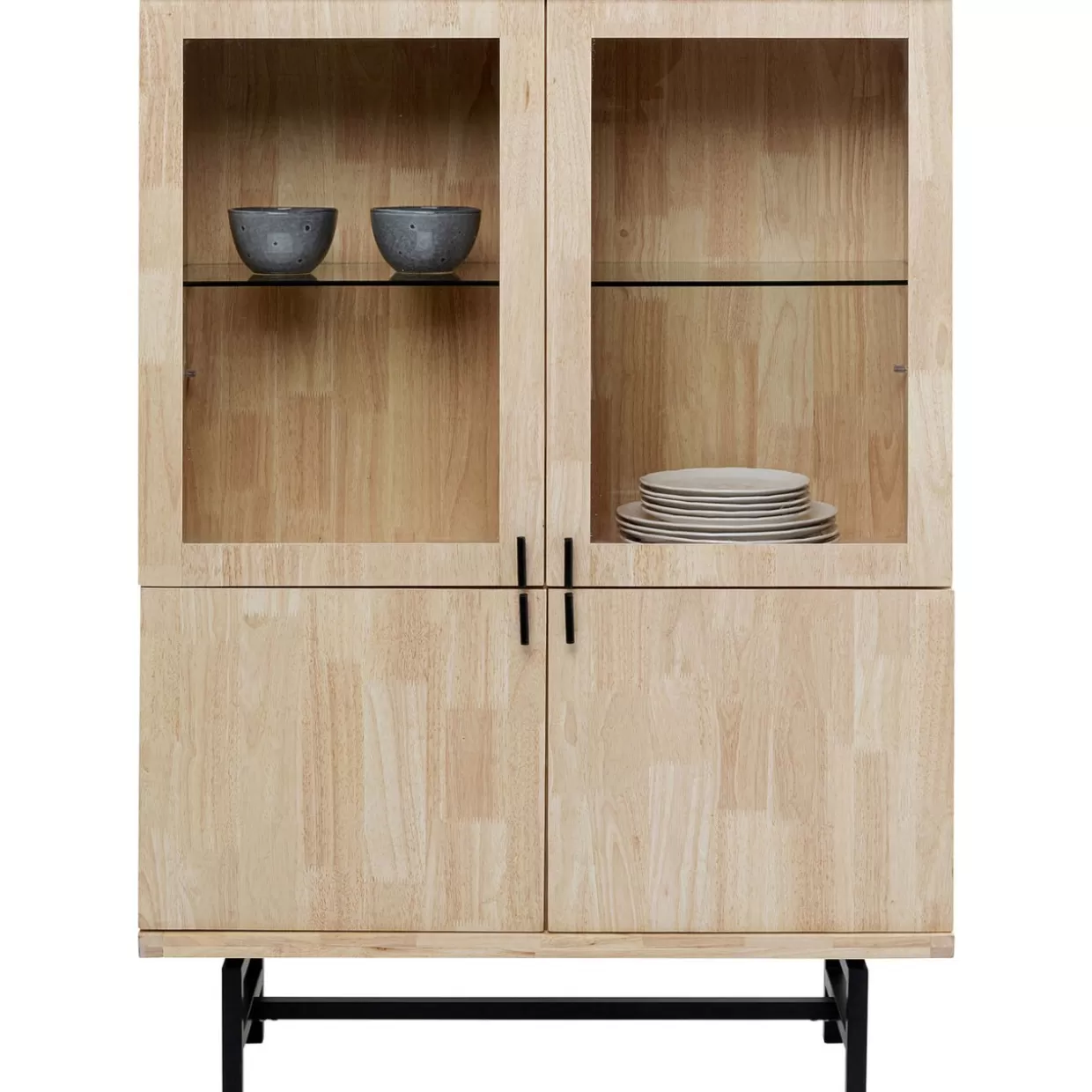 KARE Design - Libreria Elegante con Vetrina Espositiva Copenhagen, Design Moderno 150x100 cm
