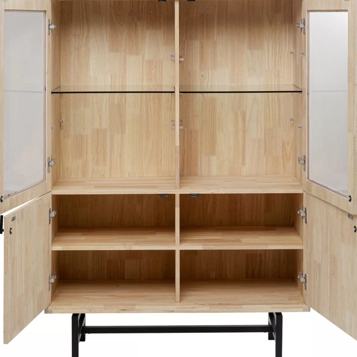 KARE Design - Libreria Elegante con Vetrina Espositiva Copenhagen, Design Moderno 150x100 cm