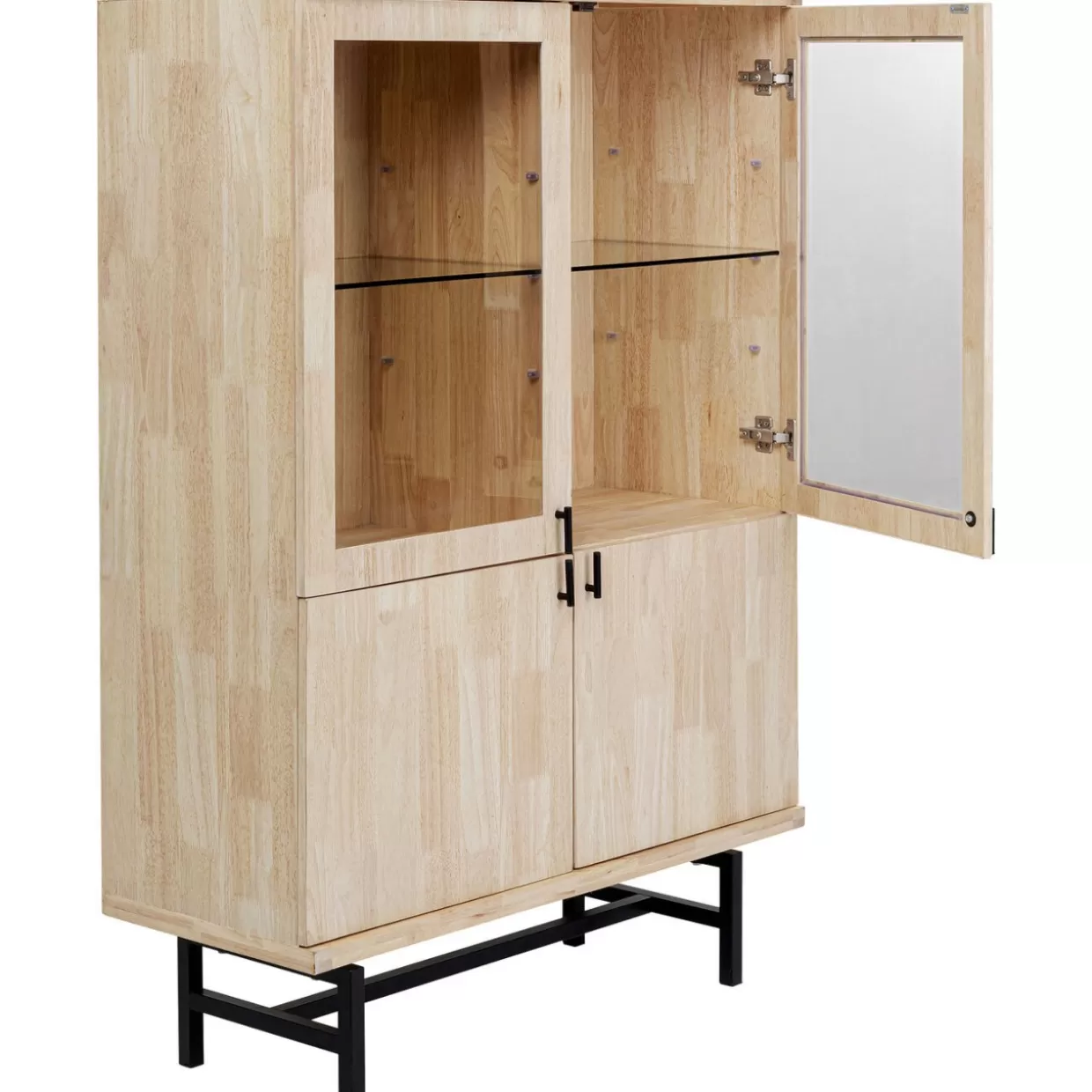 KARE Design - Libreria Elegante con Vetrina Espositiva Copenhagen, Design Moderno 150x100 cm
