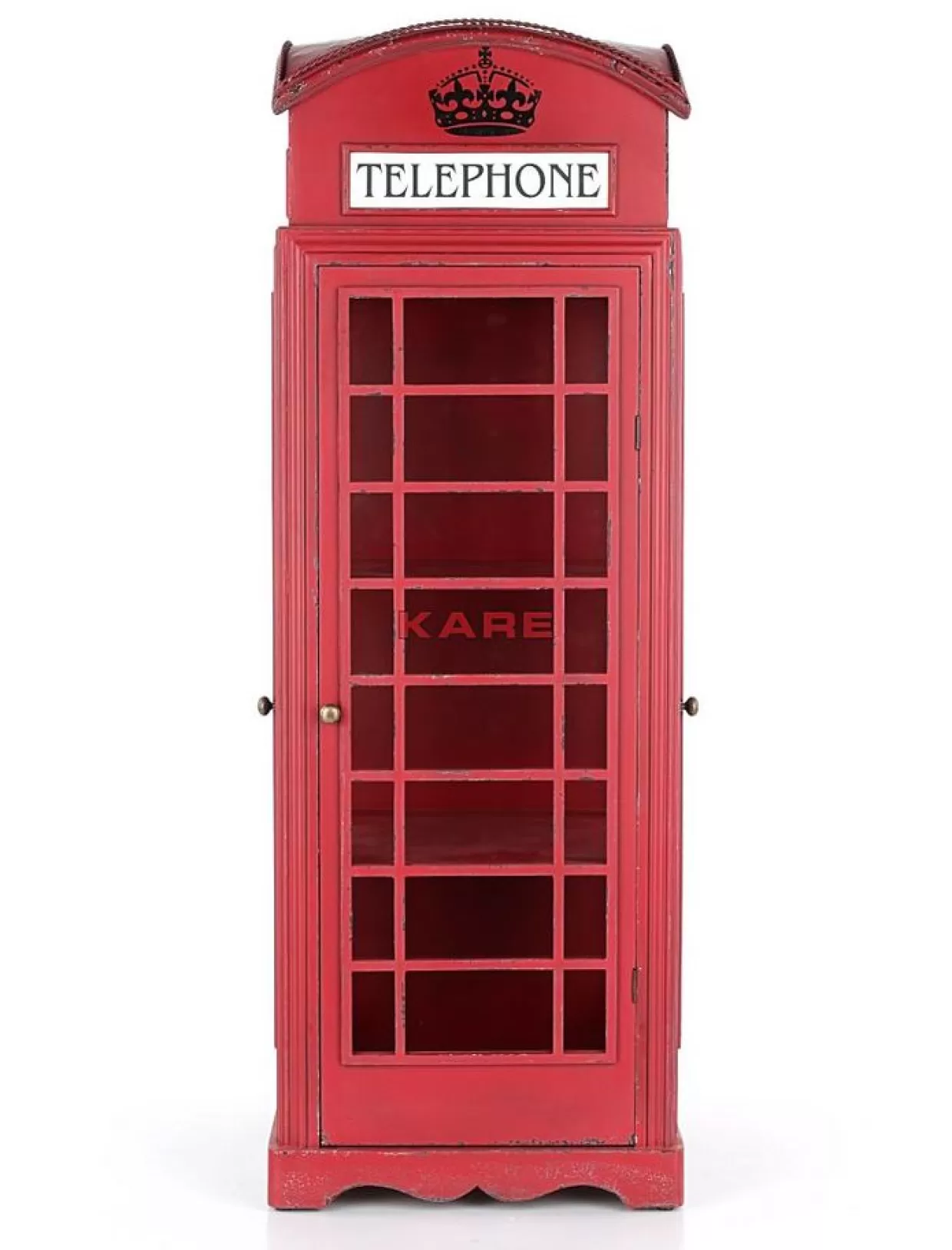 KARE Design - Libreria Espositiva Elegante con Stile Cabina Telefonica Londinese