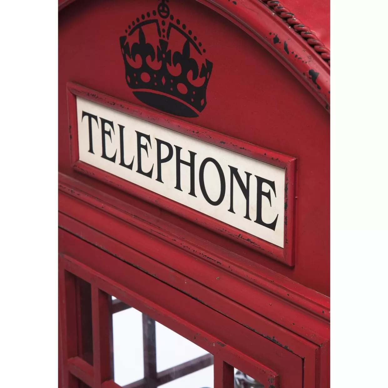 KARE Design - Libreria Espositiva Elegante con Stile Cabina Telefonica Londinese