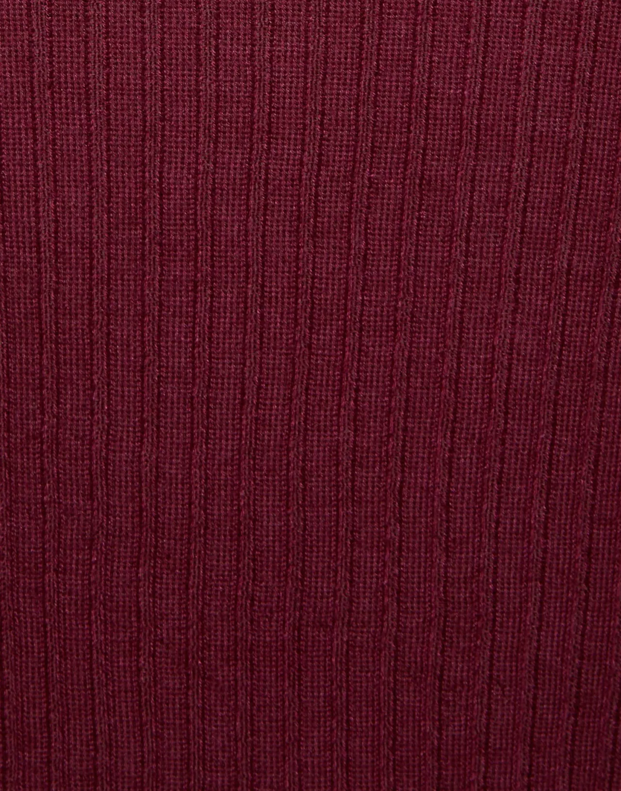 Maglia scollo a V in seta e cashmere lavorata a coste - Borgogna elegante con dettagli piumati - La DoubleJ Collezione Esclusiva