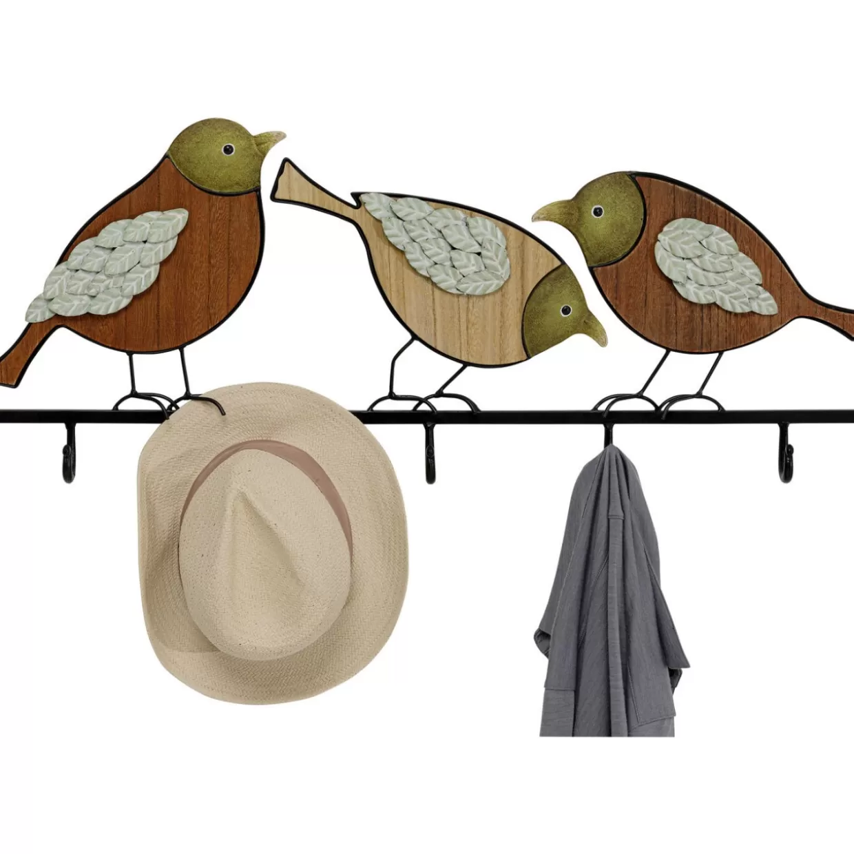 KARE Design - Appendiabiti Parete Bird Cattery 86cm con Design Moderno per Ingressi e Soggiorni