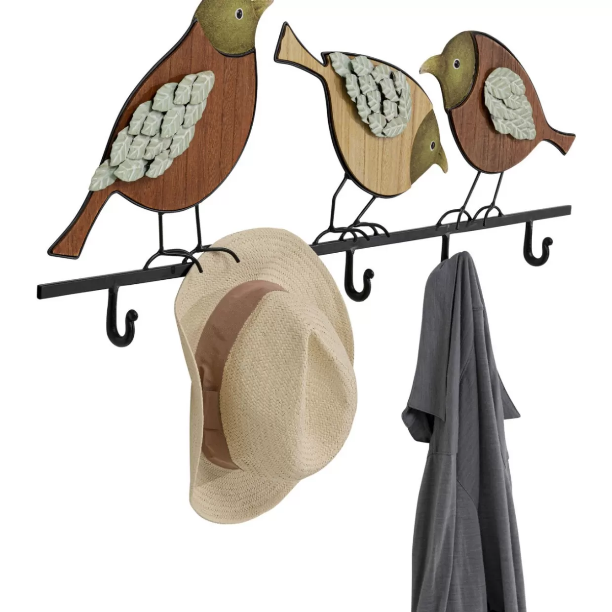 KARE Design - Appendiabiti Parete Bird Cattery 86cm con Design Moderno per Ingressi e Soggiorni