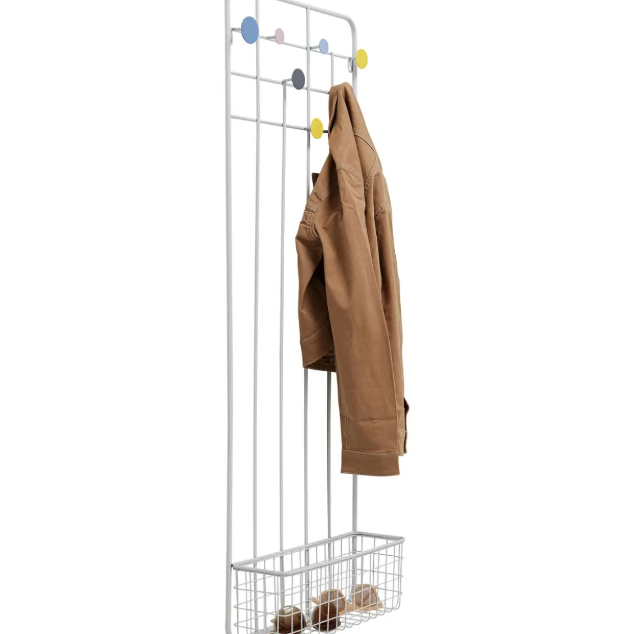Attaccapanni da parete Derry Weis 41 cm - Soluzione compatta con stile KARE Design per ingressi 

(：，