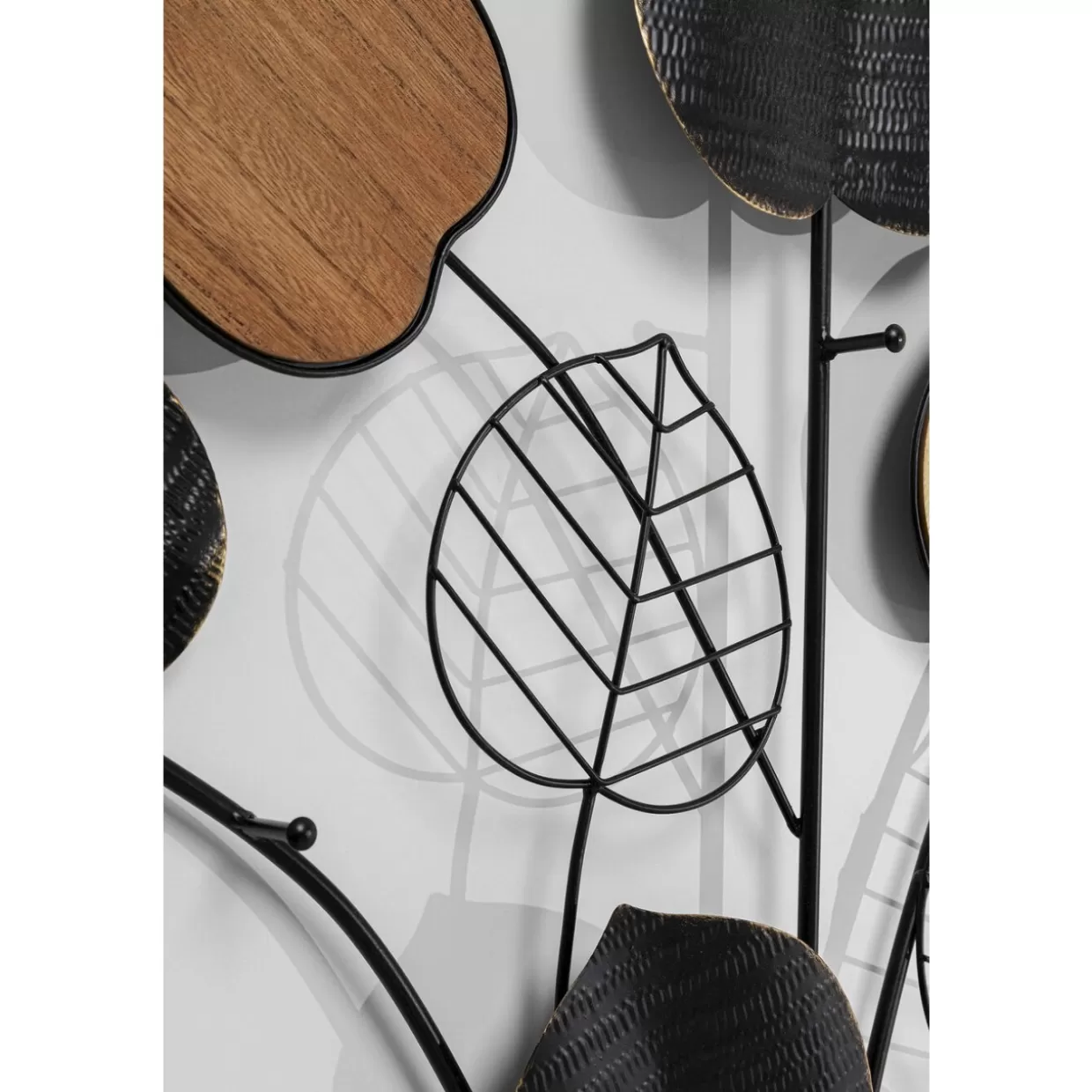 Attaccapanni da parete Fagus 88 cm - Complemento d'arredo moderno KARE Design per ingressi e ambienti