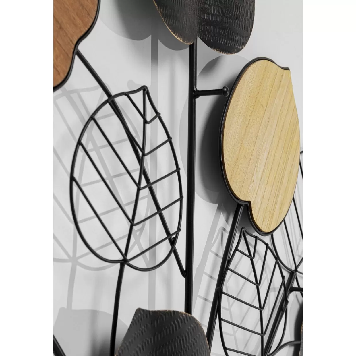 Attaccapanni da parete Fagus 88 cm - Complemento d'arredo moderno KARE Design per ingressi e ambienti