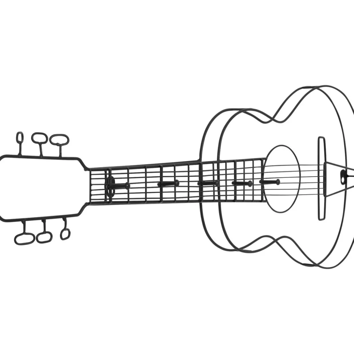 Portagonola a Parete con Design Chitarra - 81 cm per Ambienti Moderni | Complementi d'Arredo KARE

(：，