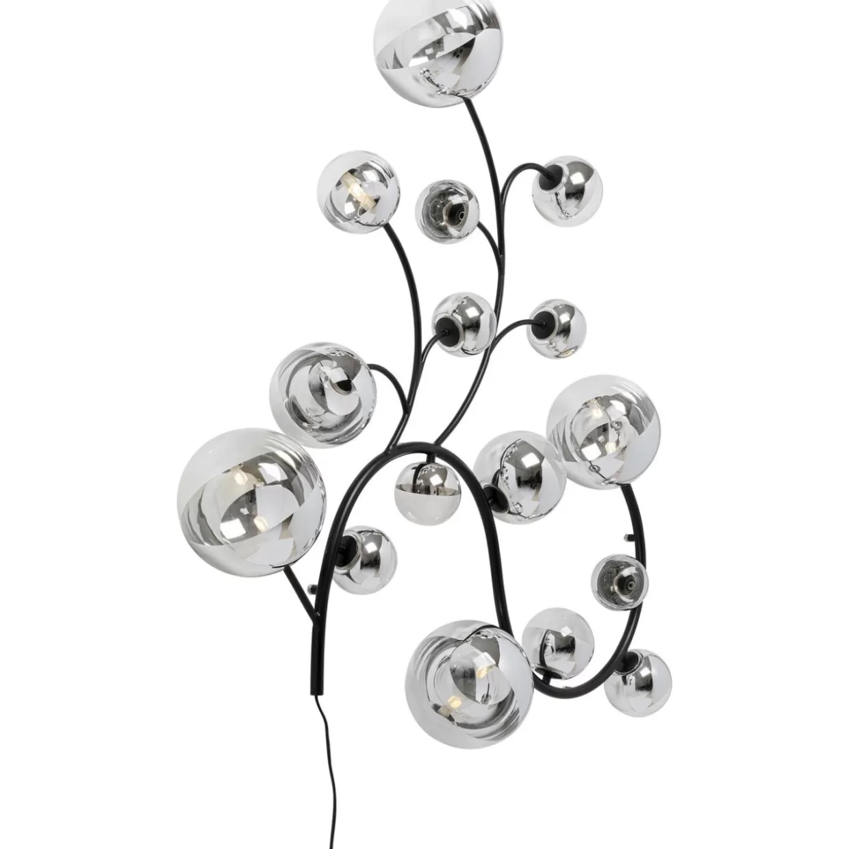 Lampada da Parete Moderna Boa Vista con Rifiniture a Specchio - Design Esclusivo KARE, Dimensioni 185x23 cm per Arredamento Elegante