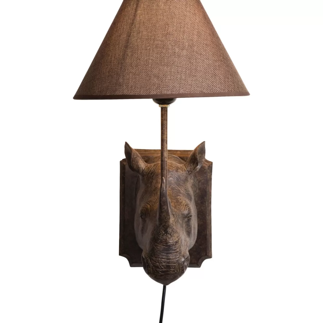KARE Design - Lampada da Parete Avanguardia Rhino, Illuminazione Moderna con Stile Scultoreo