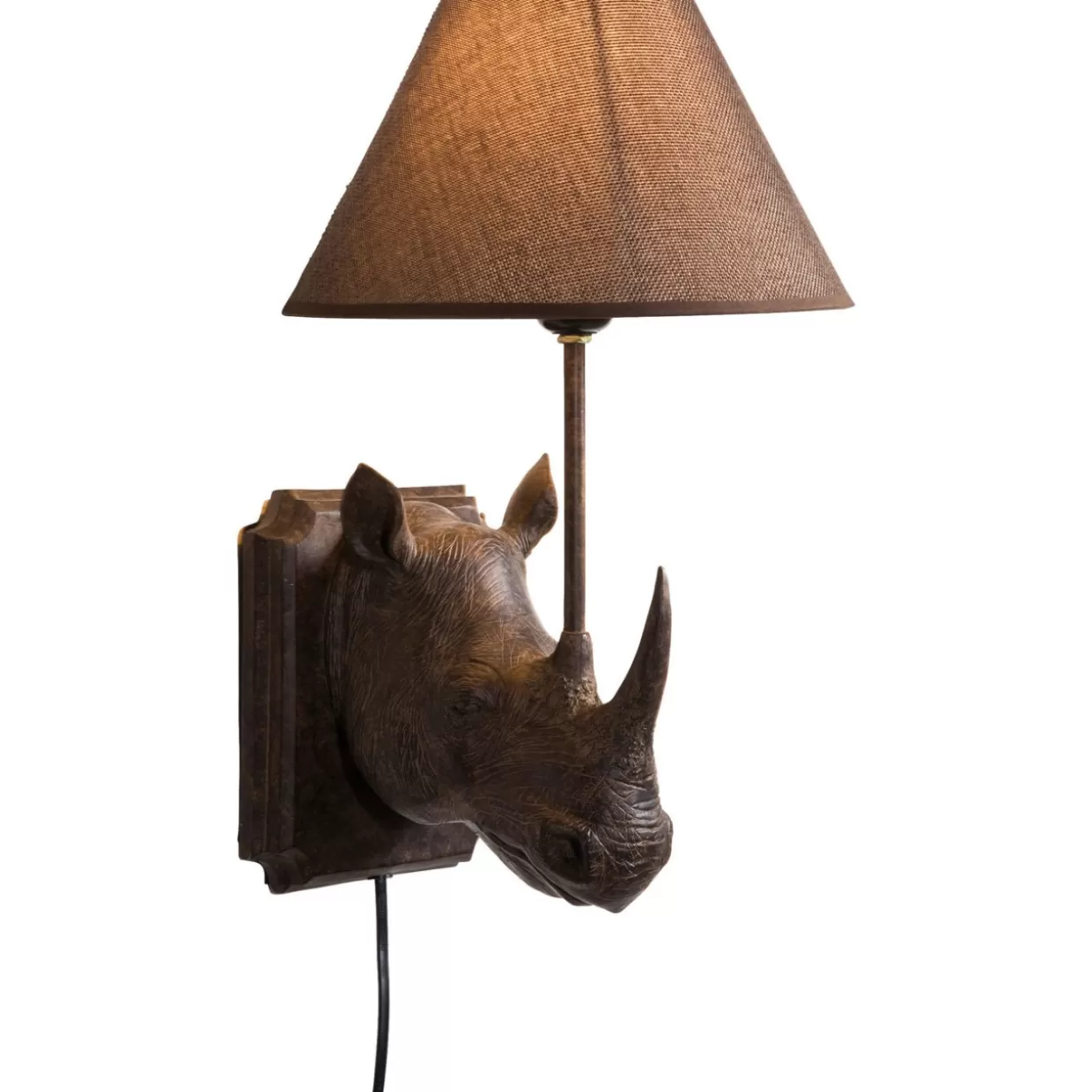 KARE Design - Lampada da Parete Avanguardia Rhino, Illuminazione Moderna con Stile Scultoreo