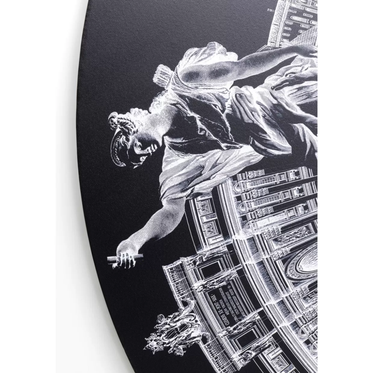 Decorazione Murarina Moderna 'Ragazzo Urbano' - Quadro Scultoreo Contemporaneo KARE, Diametro 160 cm