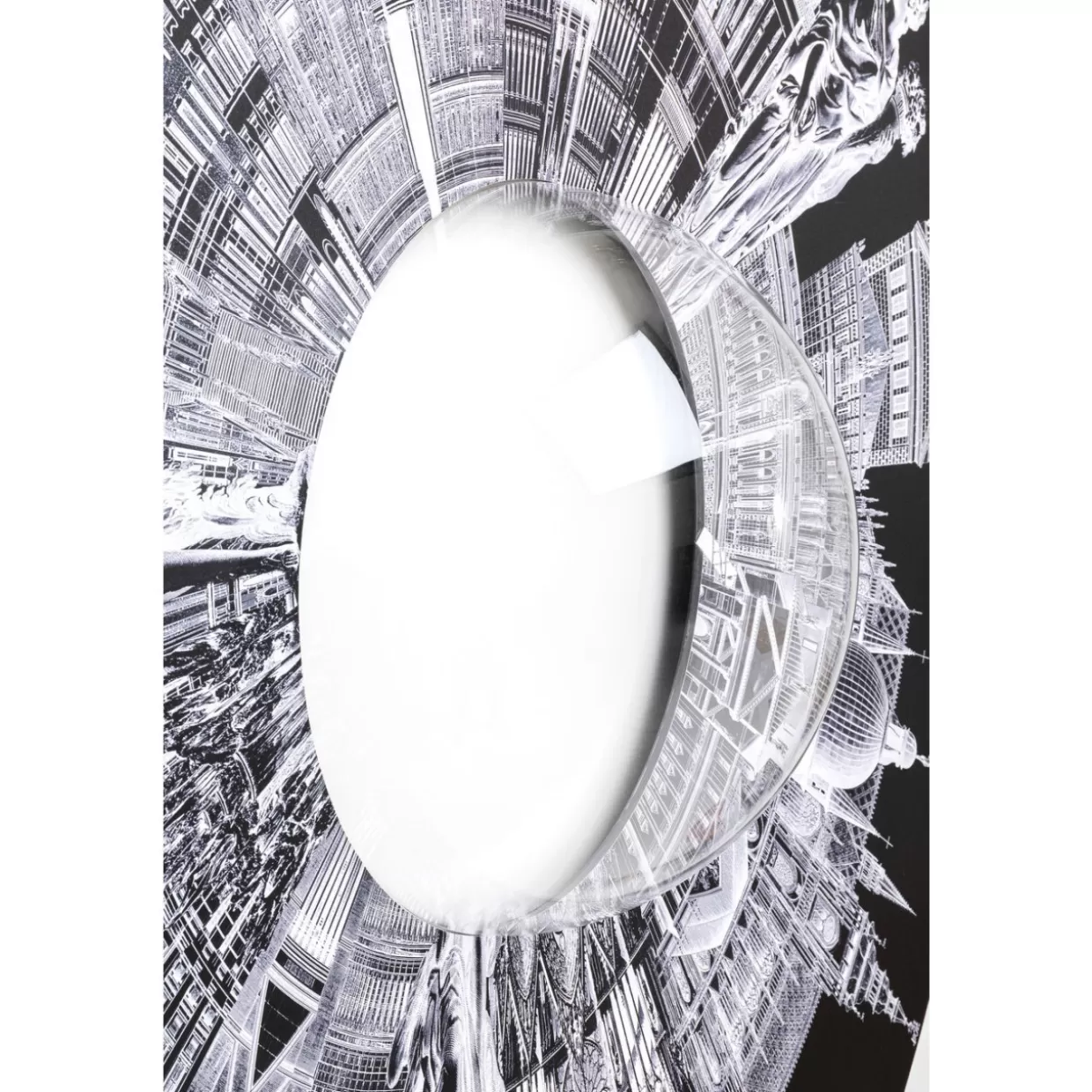 Decorazione Murarina Moderna 'Ragazzo Urbano' - Quadro Scultoreo Contemporaneo KARE, Diametro 160 cm