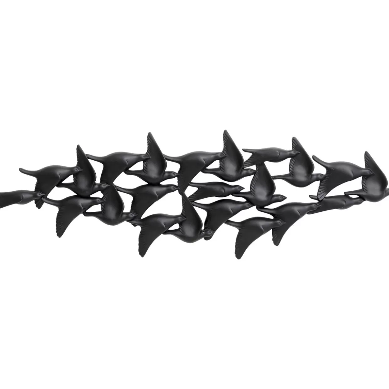 Decorazione Muraria KARE Design - Uccelli Volanti in 3D, Formato XL 174x56 cm per Ambienti Moderni