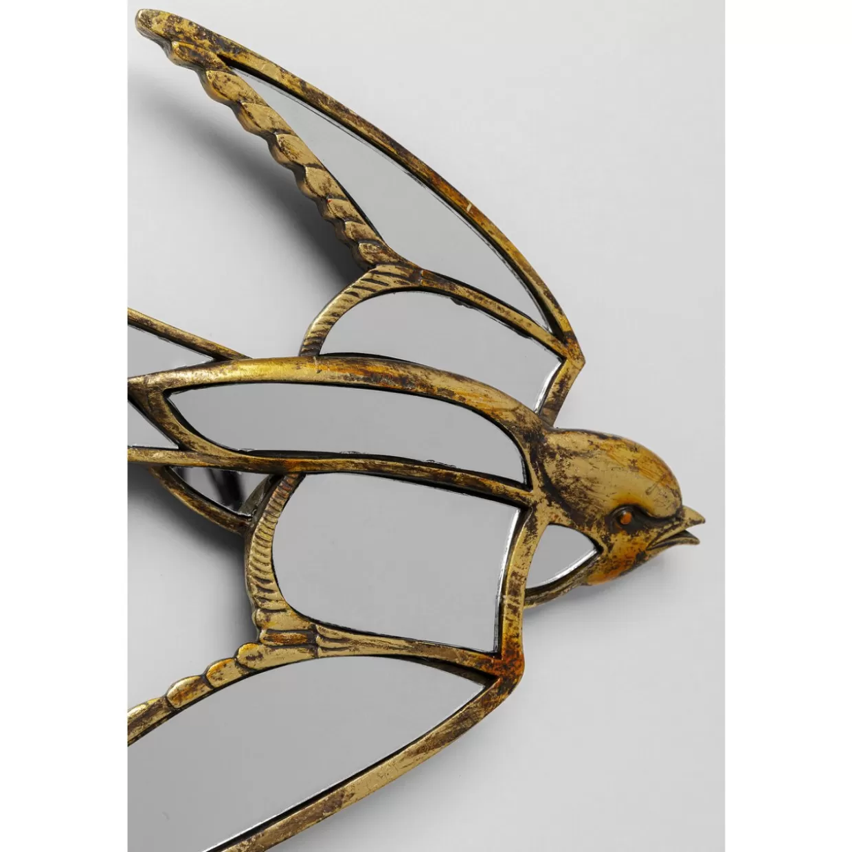 Specchio Decorativo Rondine per Parete - Oggetto d'Arte Moderna KARE Design 

(：