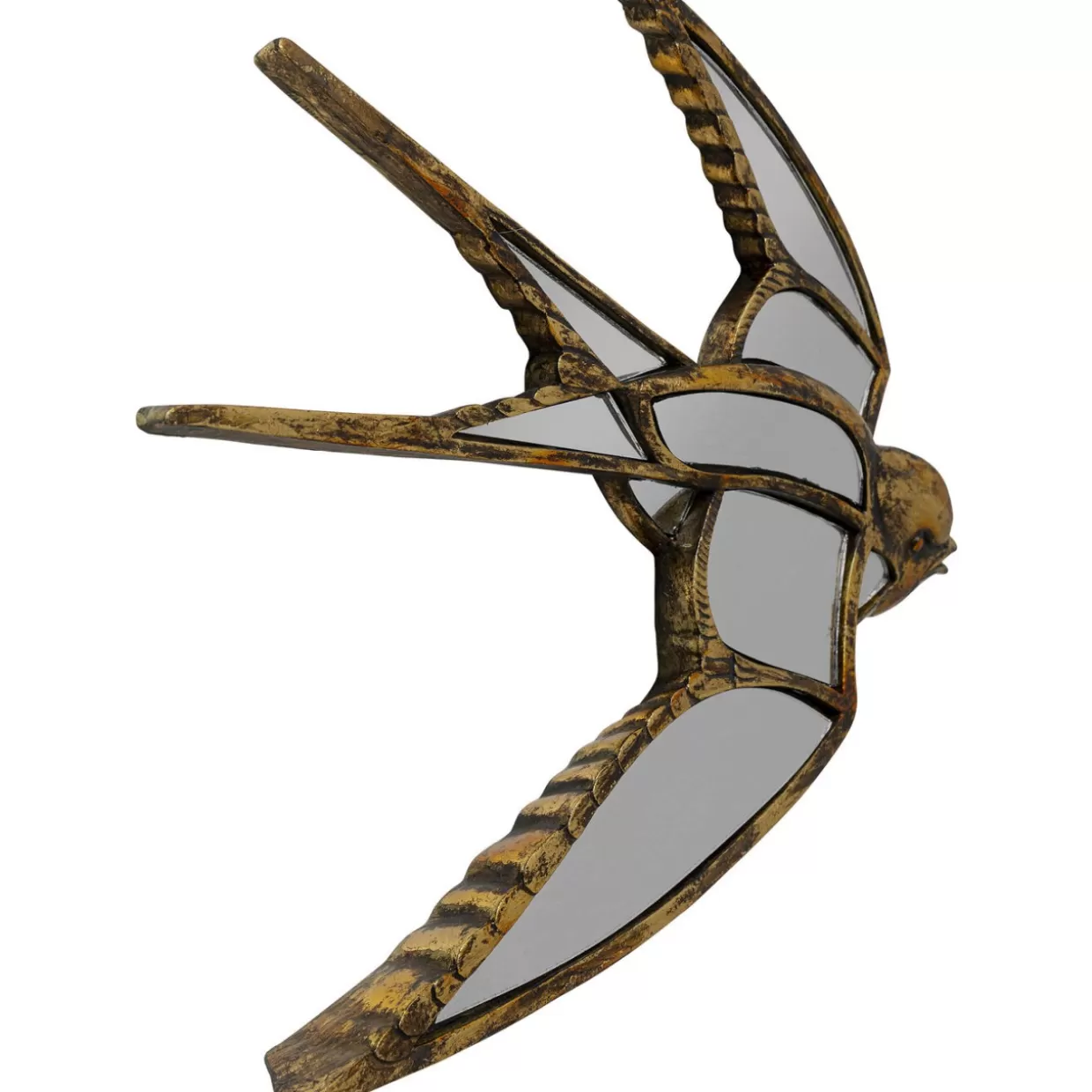 Specchio Decorativo Rondine per Parete - Oggetto d'Arte Moderna KARE Design 

(：